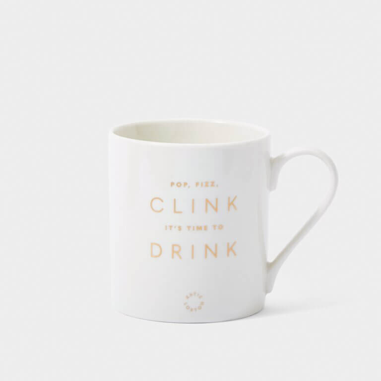 Porcelain Mug | Pop Fizz Clink It''s Time To Drink