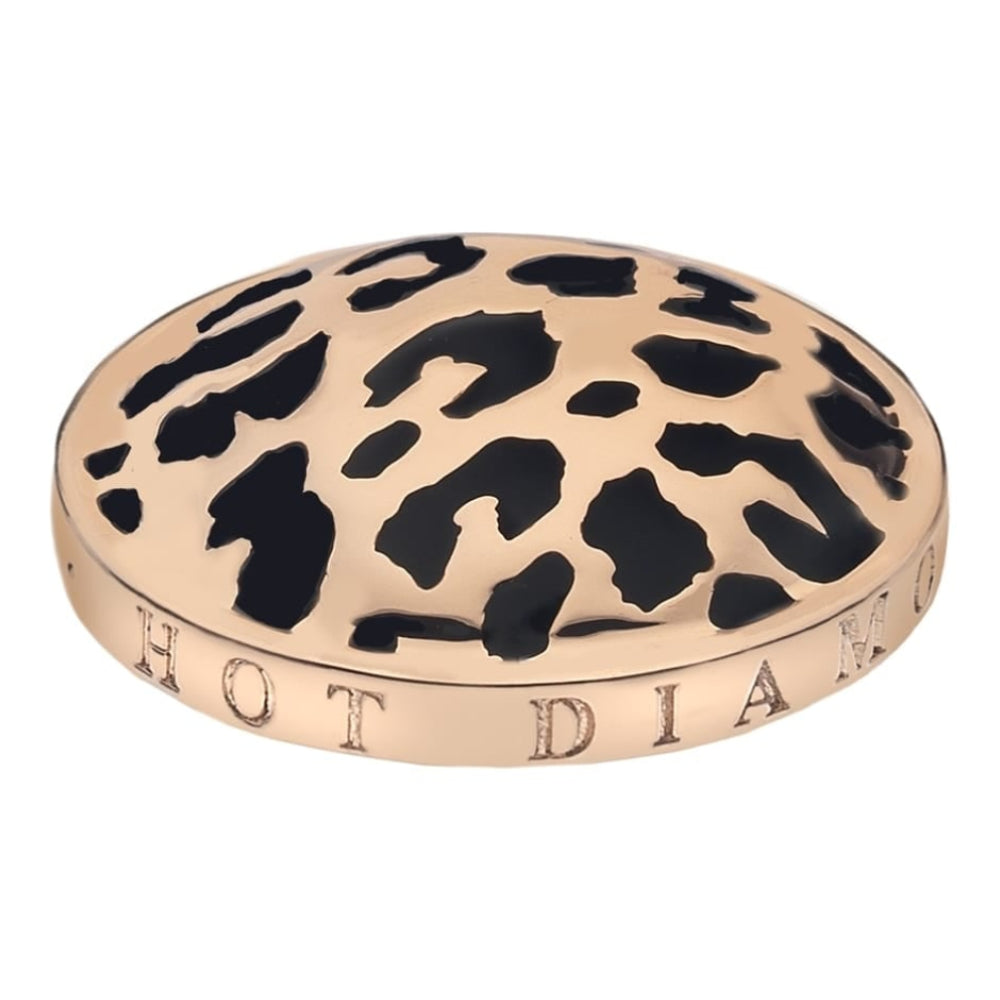 Leopard Rose Gold Plate Coin - 33mm