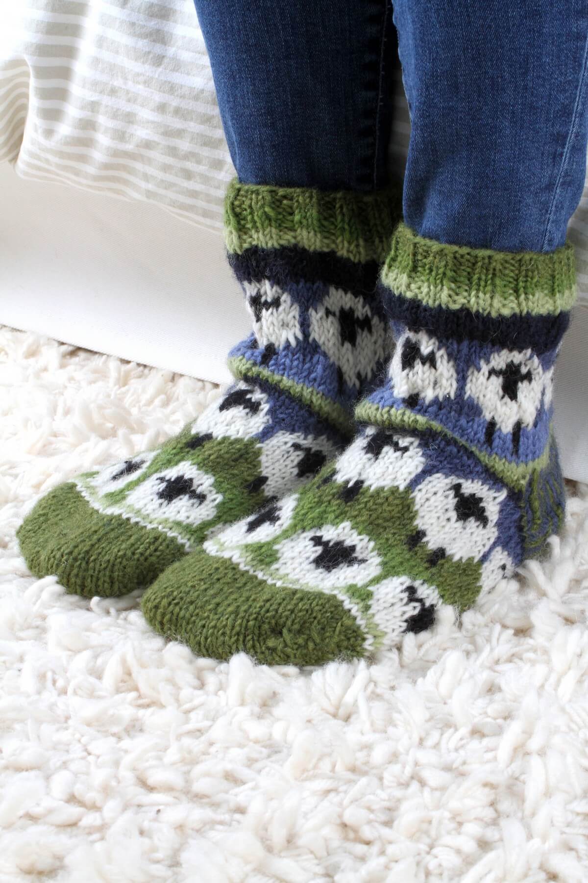 Flock Of Sheep Sofa Sock