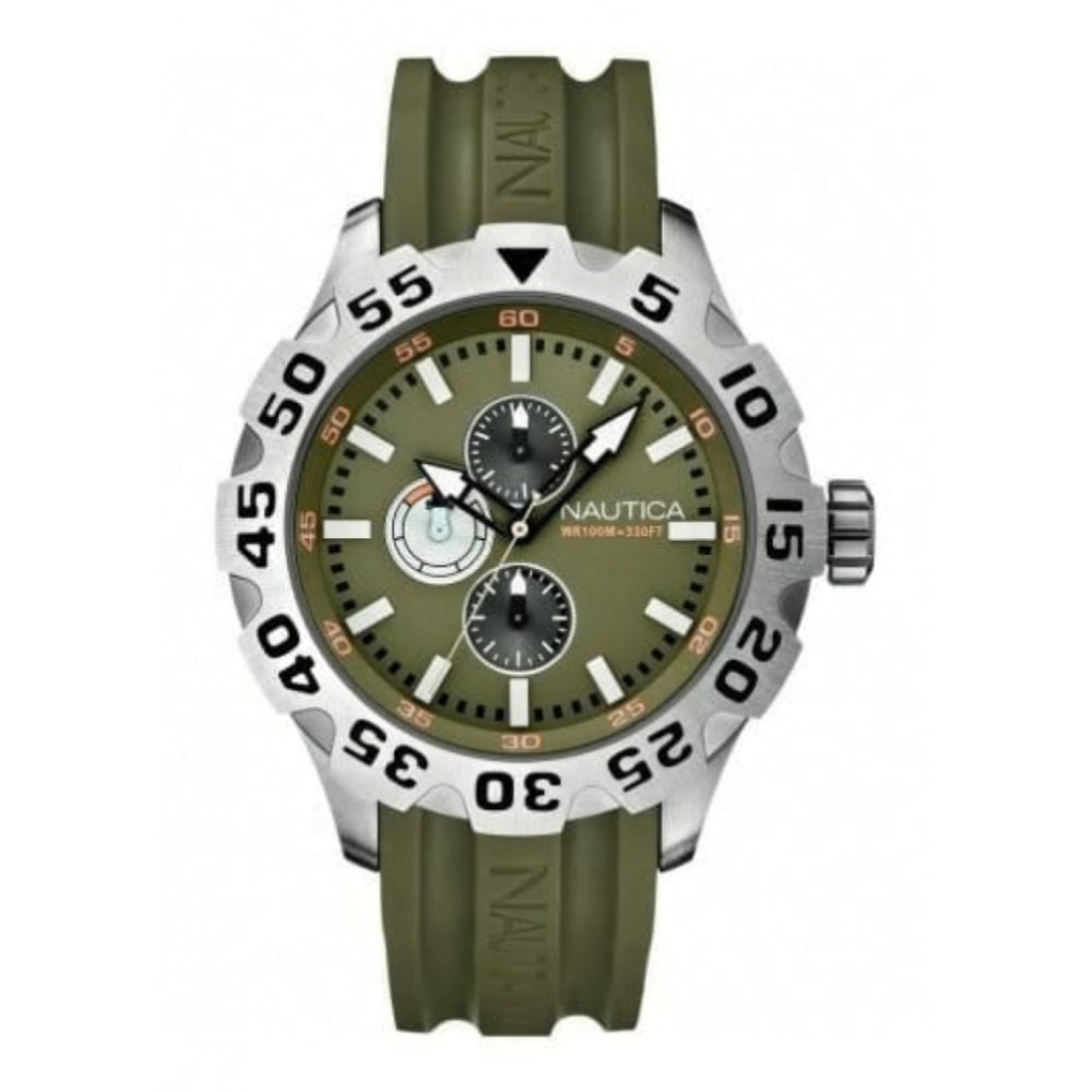 Gents BFD Green Resin Multifunctional Watch