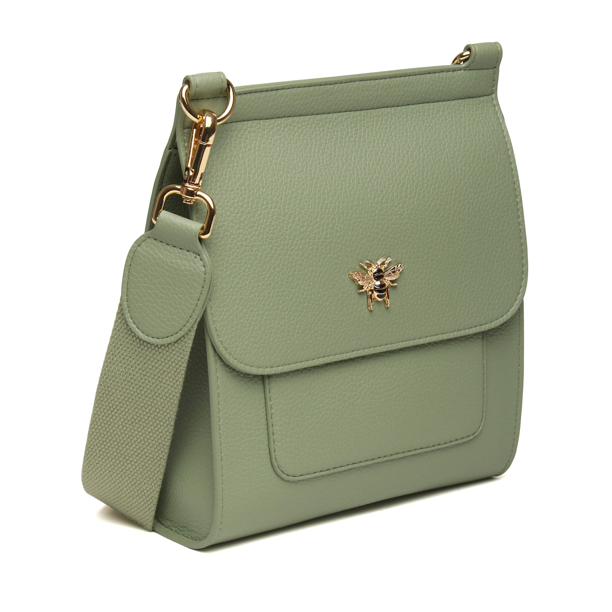 Bloomsbury Cross Body Bag In Sage