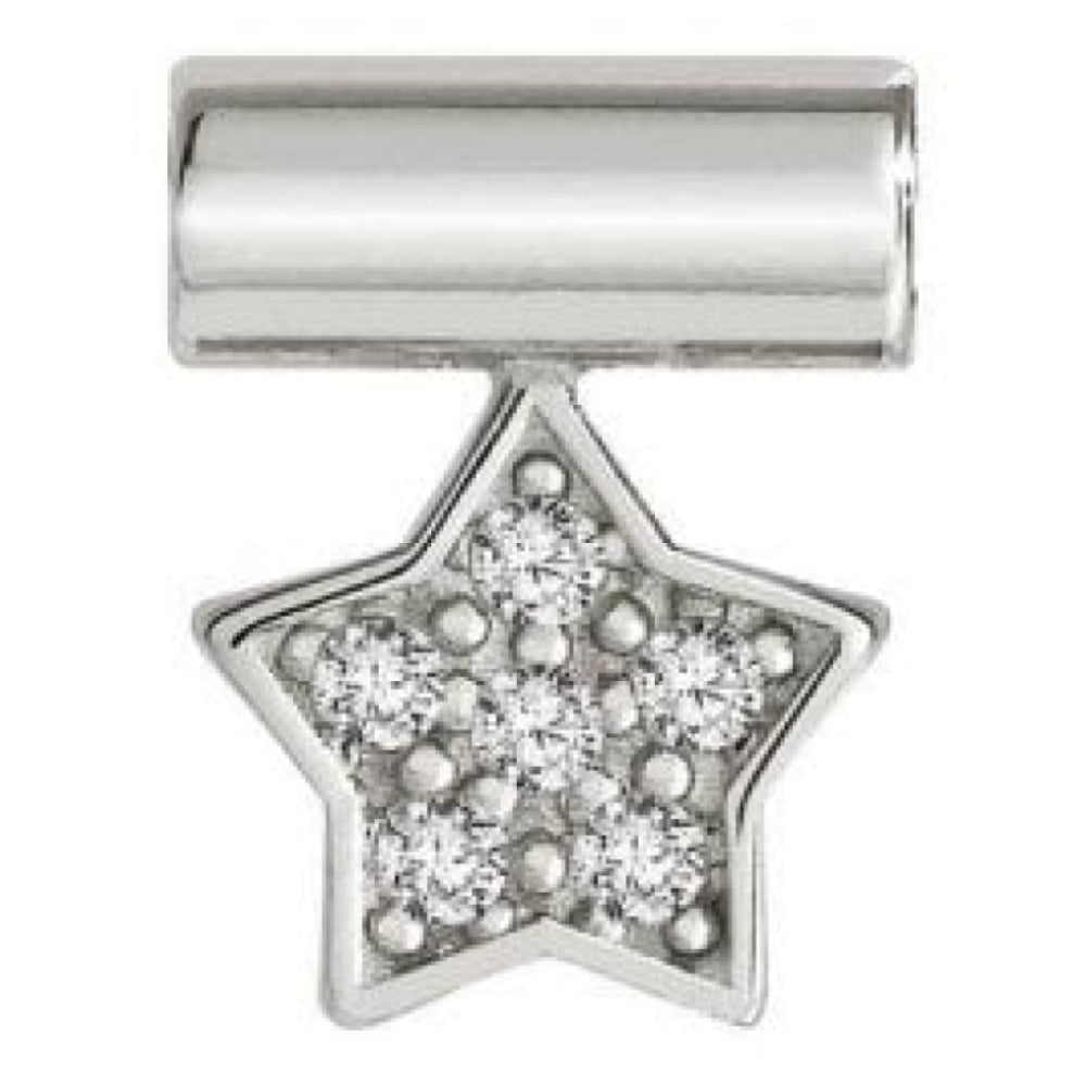 Seimia Silver Cubic Zirconia Star Charm