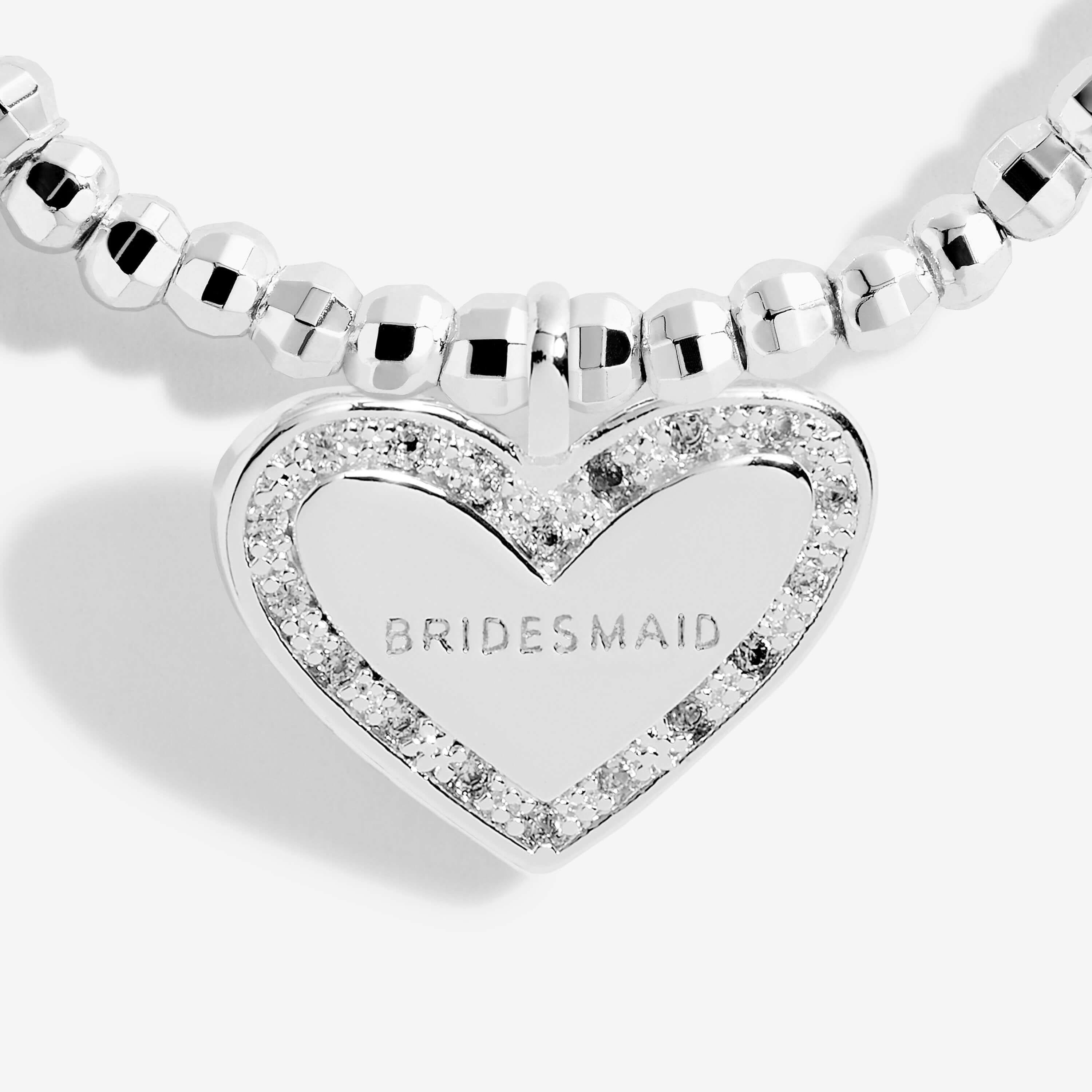 Beautifully Boxed Bridal Bracelets | Beautiful Bridesmaid | Silver | Bracelet | 17.5cm Stretch