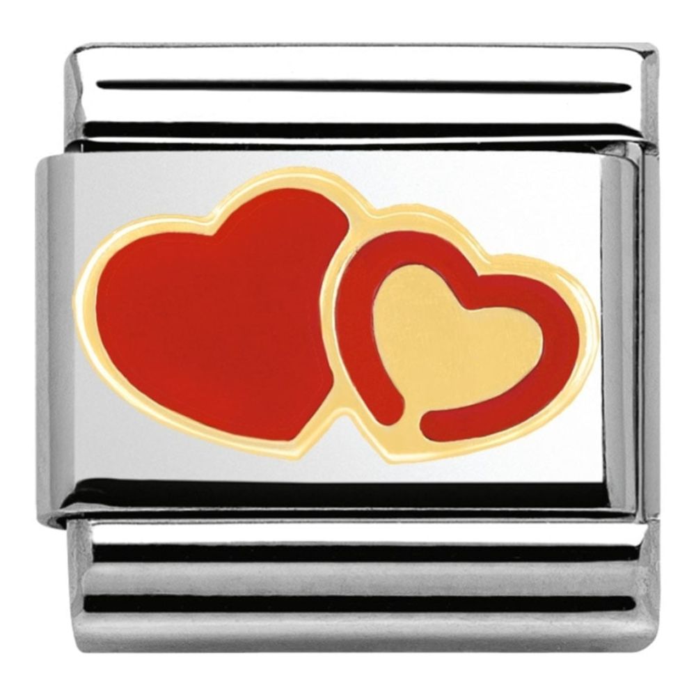 Classic Double Red Heart Link