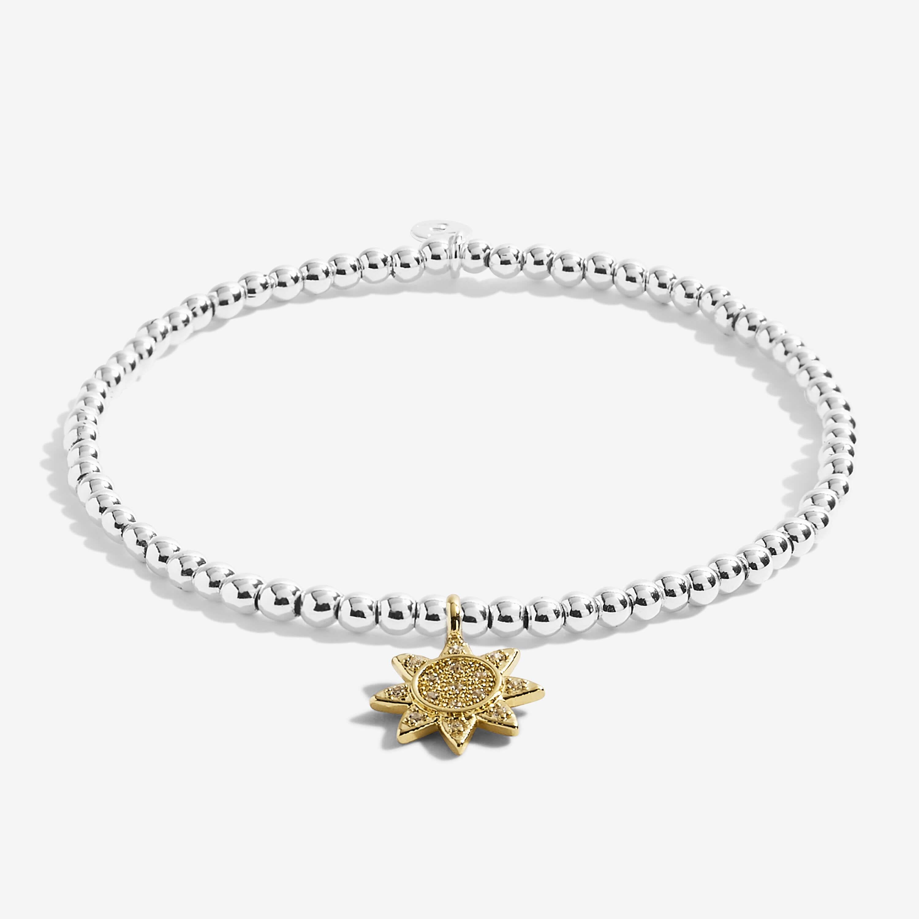 A Little | You Are My Sunshine | Silver | Bracelet | 15.5cm Stretch