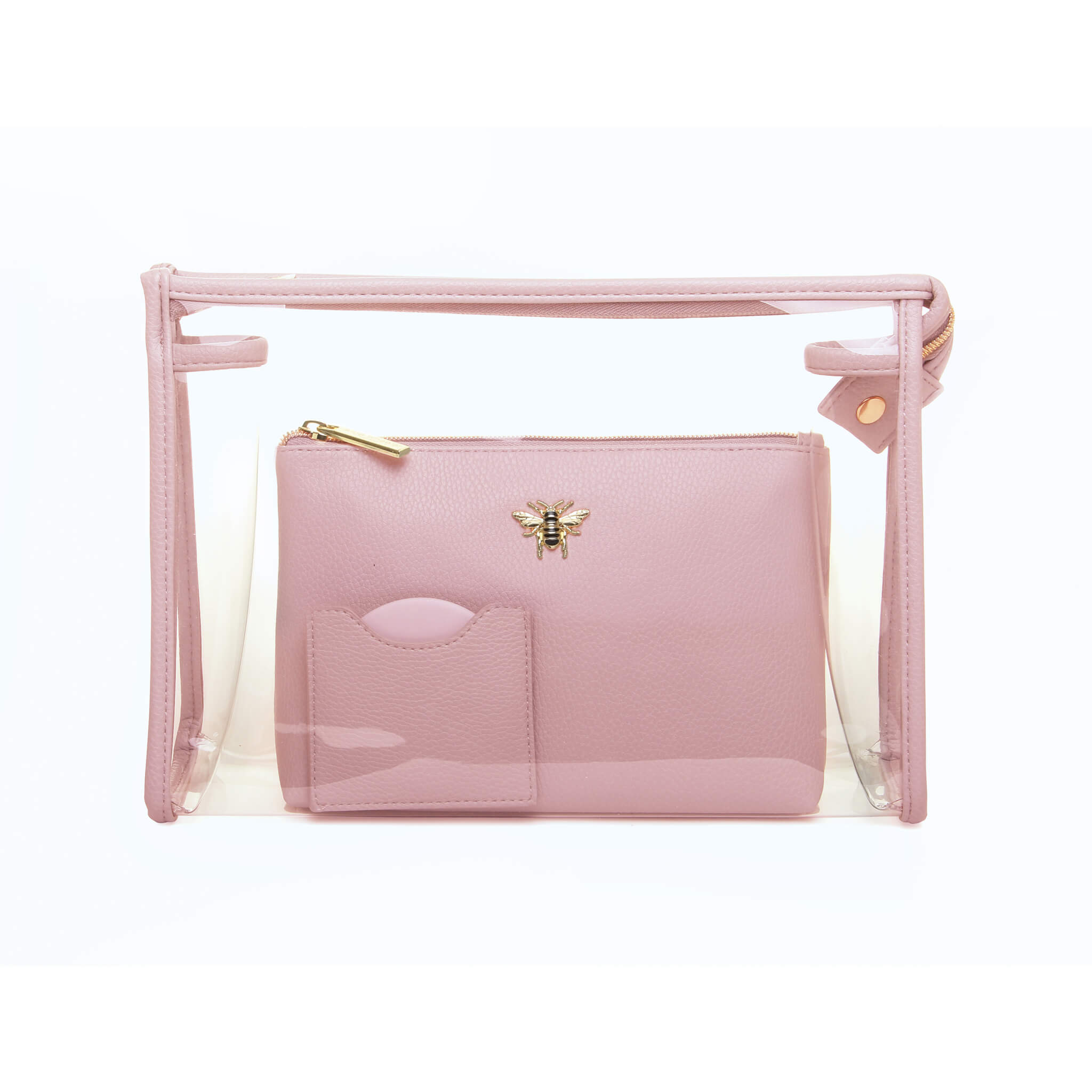 3 Piece Beauty/Makeup Gift Set In Pink