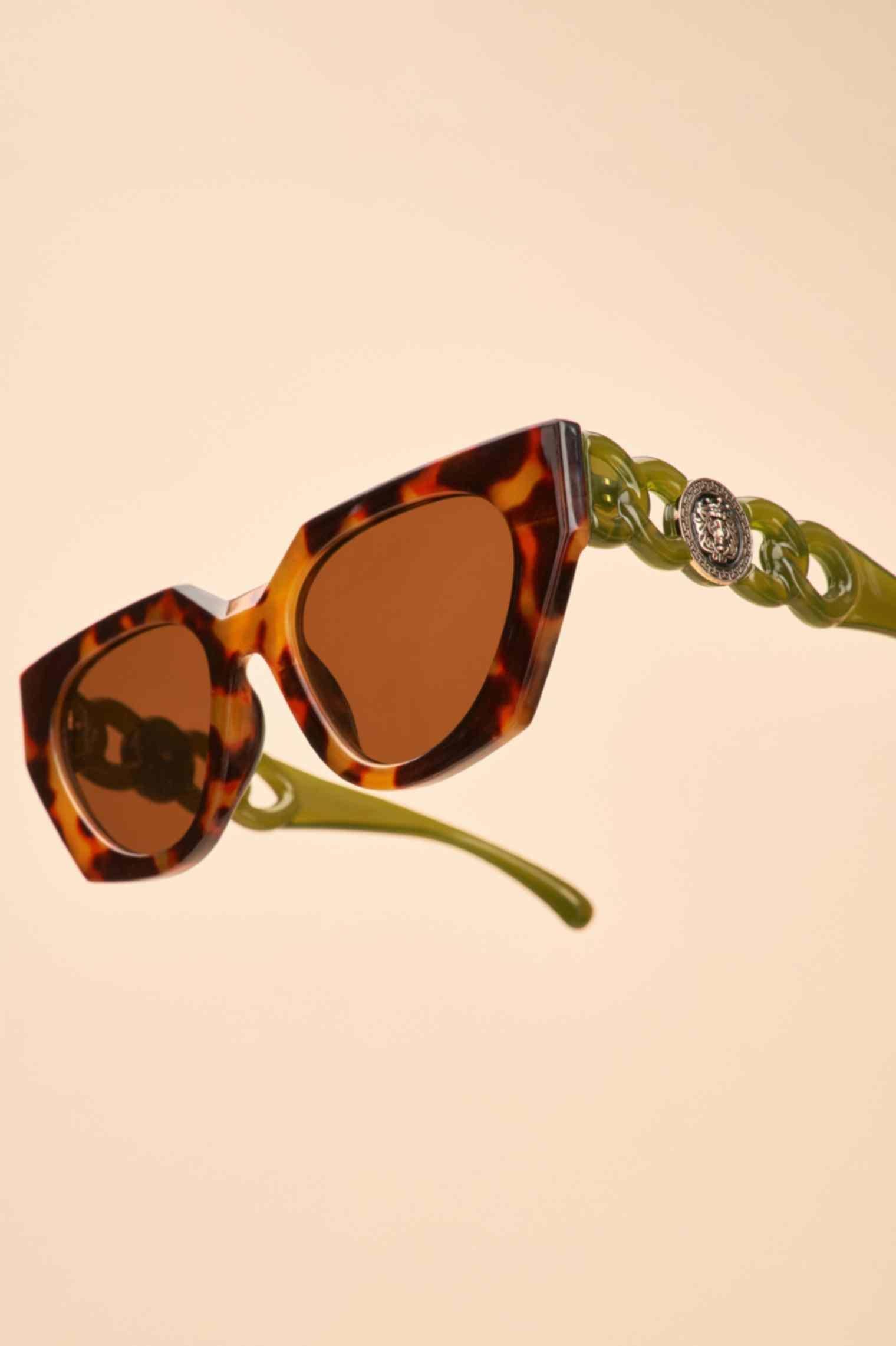 Zelia Luxe Sunglasses - Tortoiseshell/Olive
