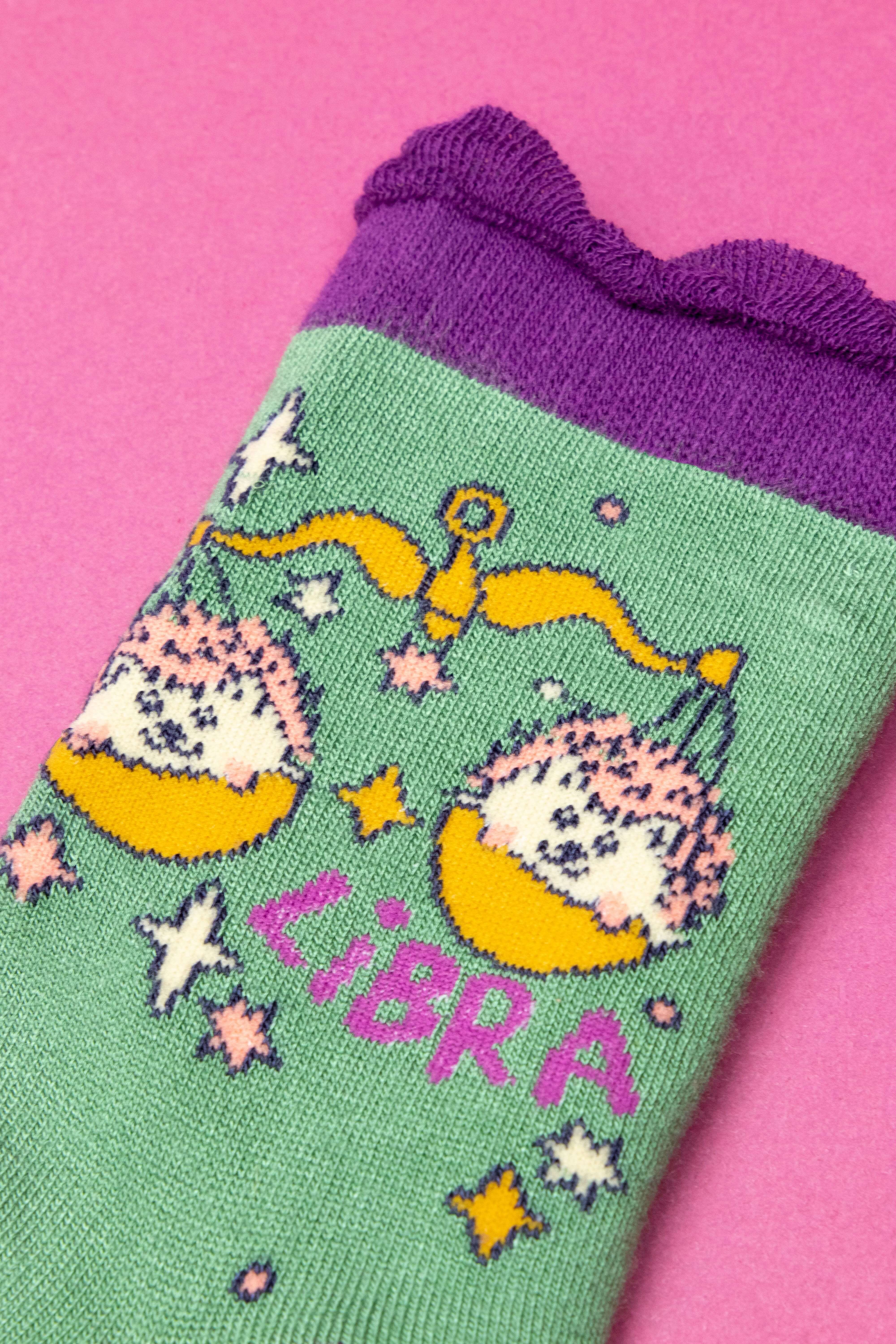 Zodiac Ankle Socks Libra (23rd Sep - 22nd Oct)