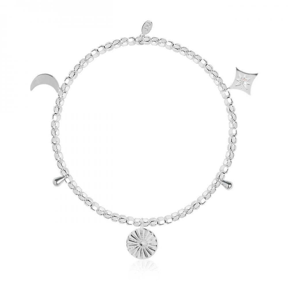 Life's A Charm | One In A Million | Silver | Charm Bracelet | 17.5cm Stretch