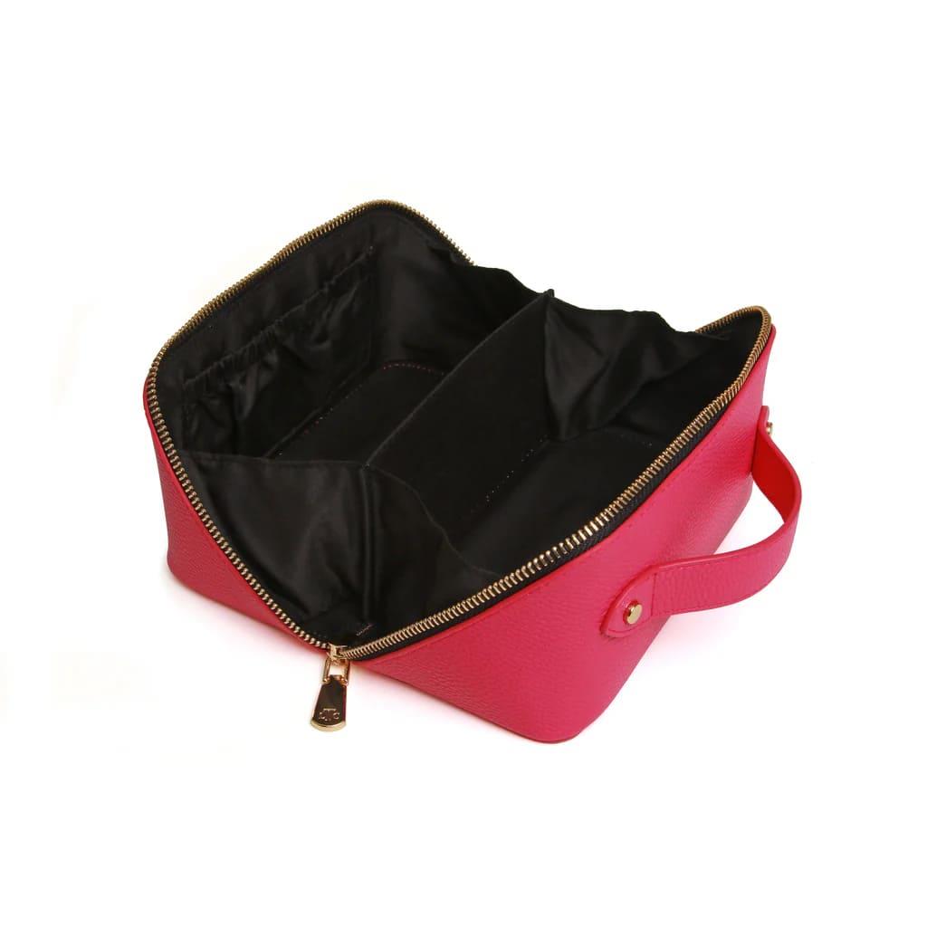 The London Train Case Co.- Hot Pink & Black Train Mini Case