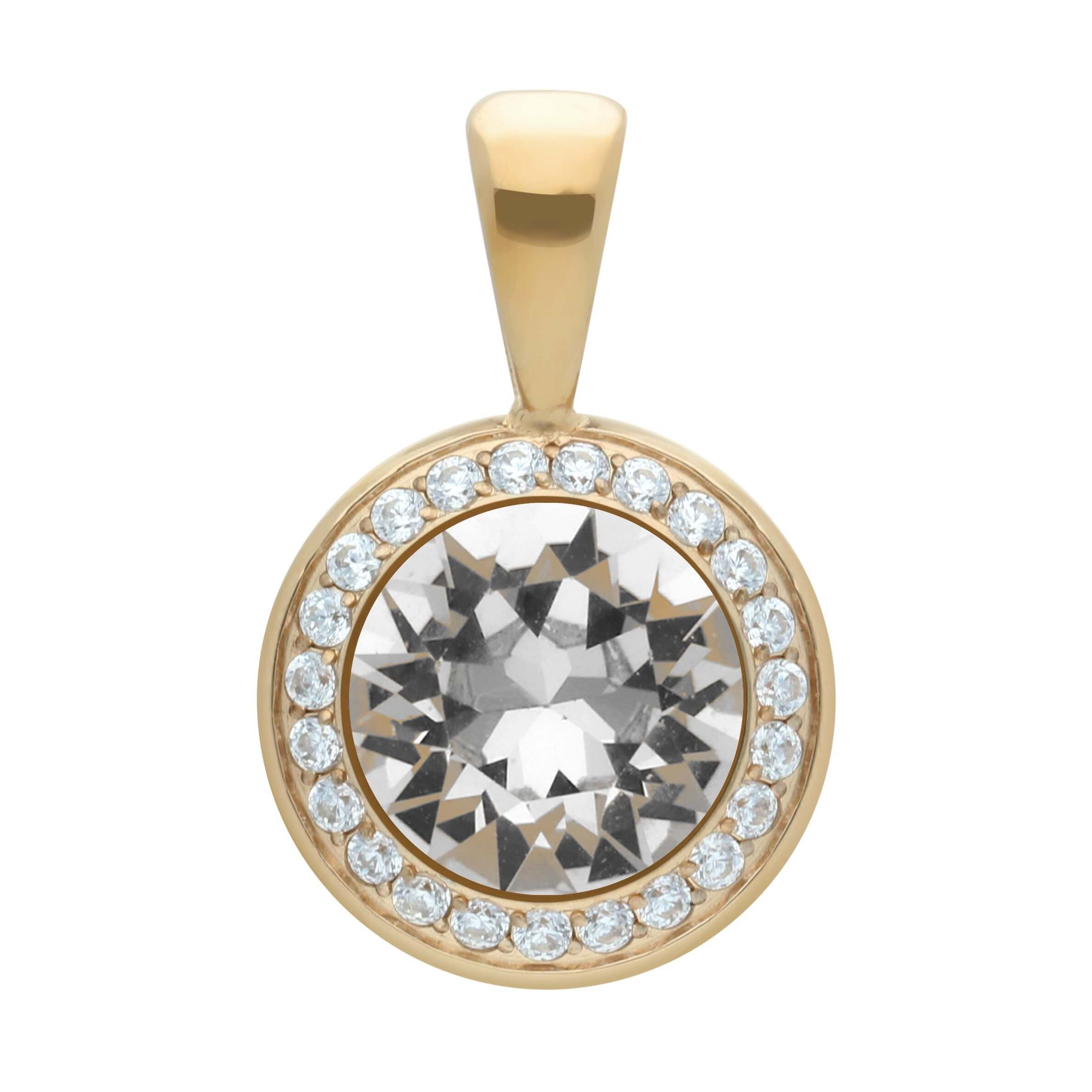Crystal Pendant TONDO Deluxe 13mm (G/P)