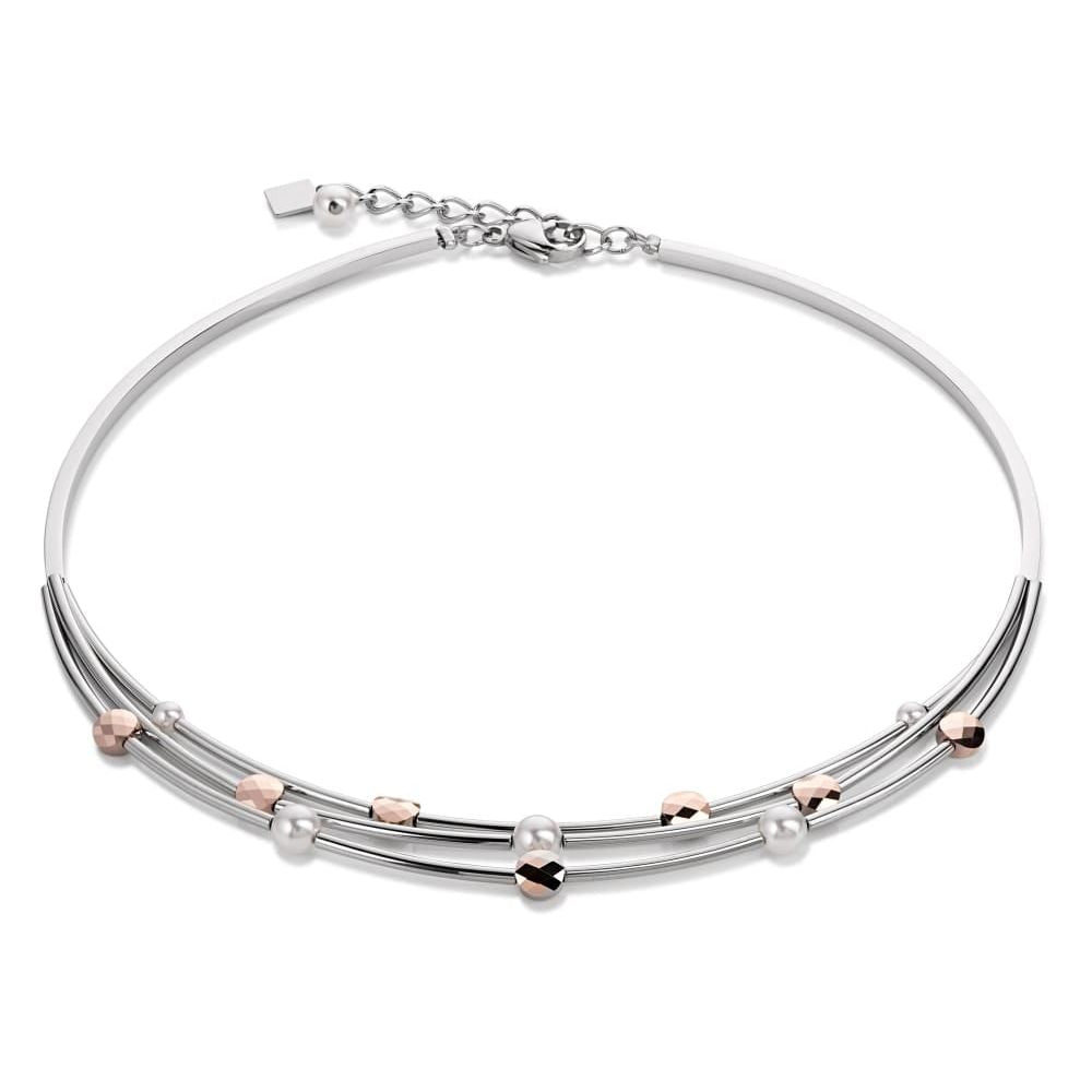 Rose Gold & Pearl Necklace