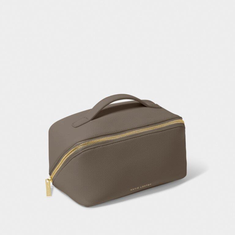 Medium Make Up / Wash Bag - Mink
