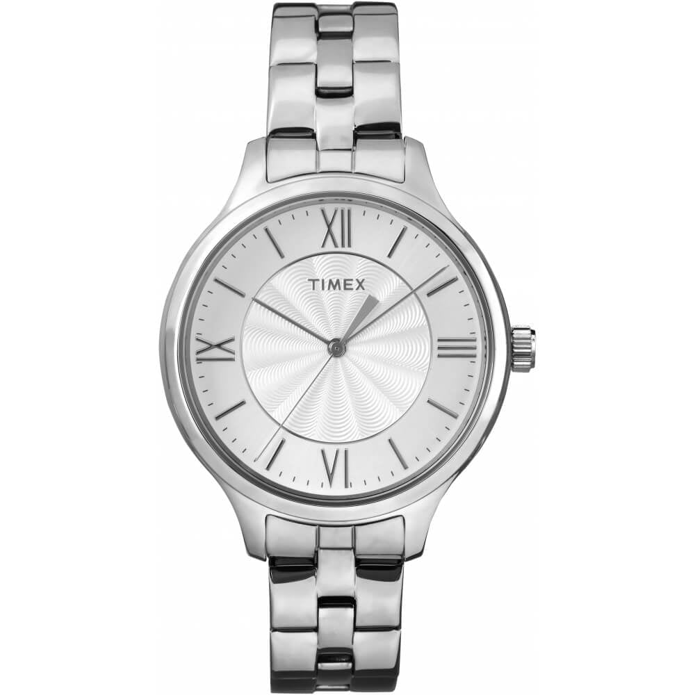 Womens Trend 36mm Silver-Tone Case/ Bracelet