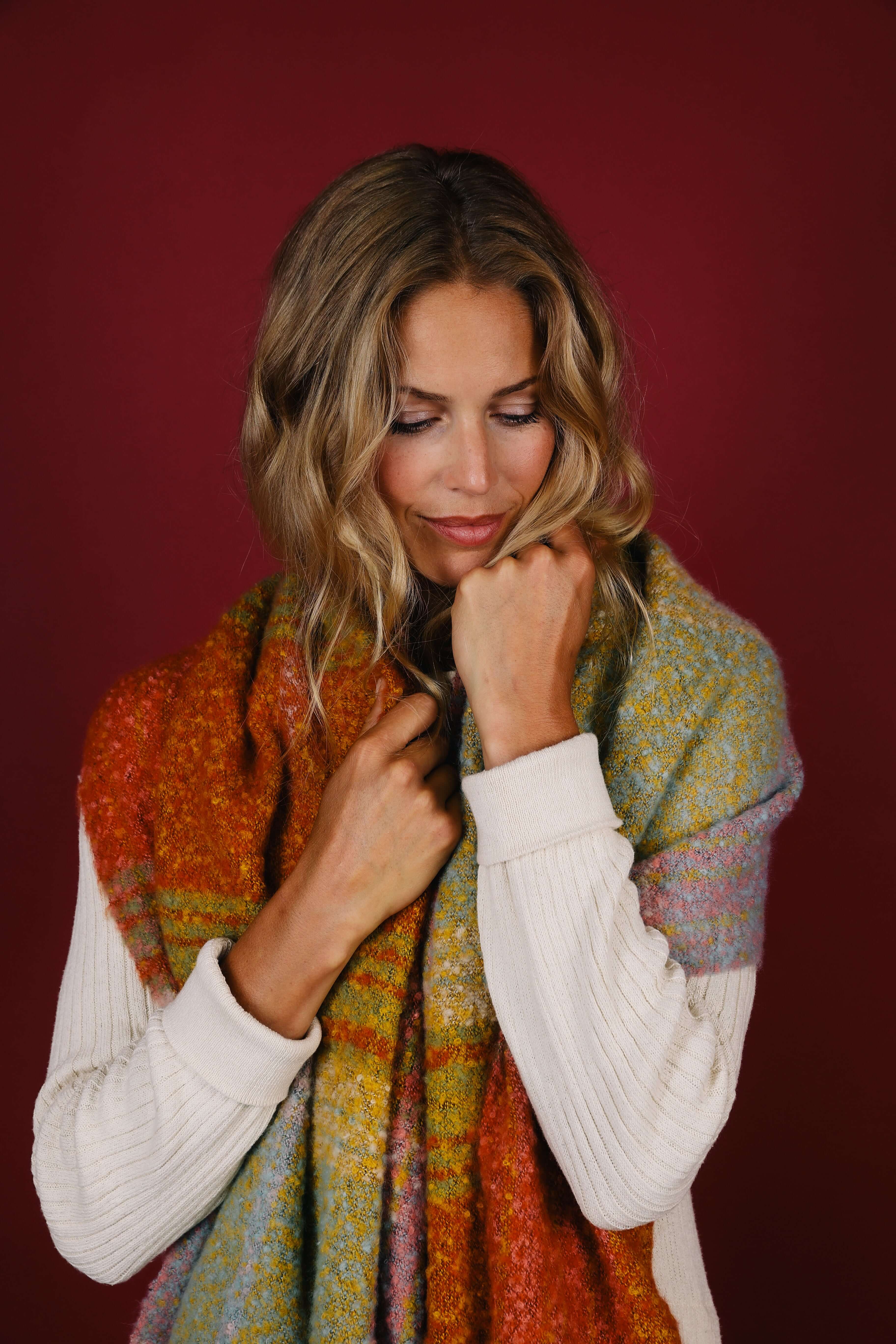 Maggie Cosy Scarf- Autumn Mix