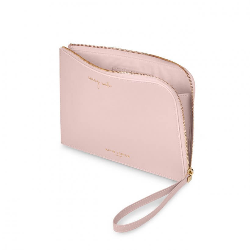 Secret Message Pouch | Amazing Auntie | Pale Pink