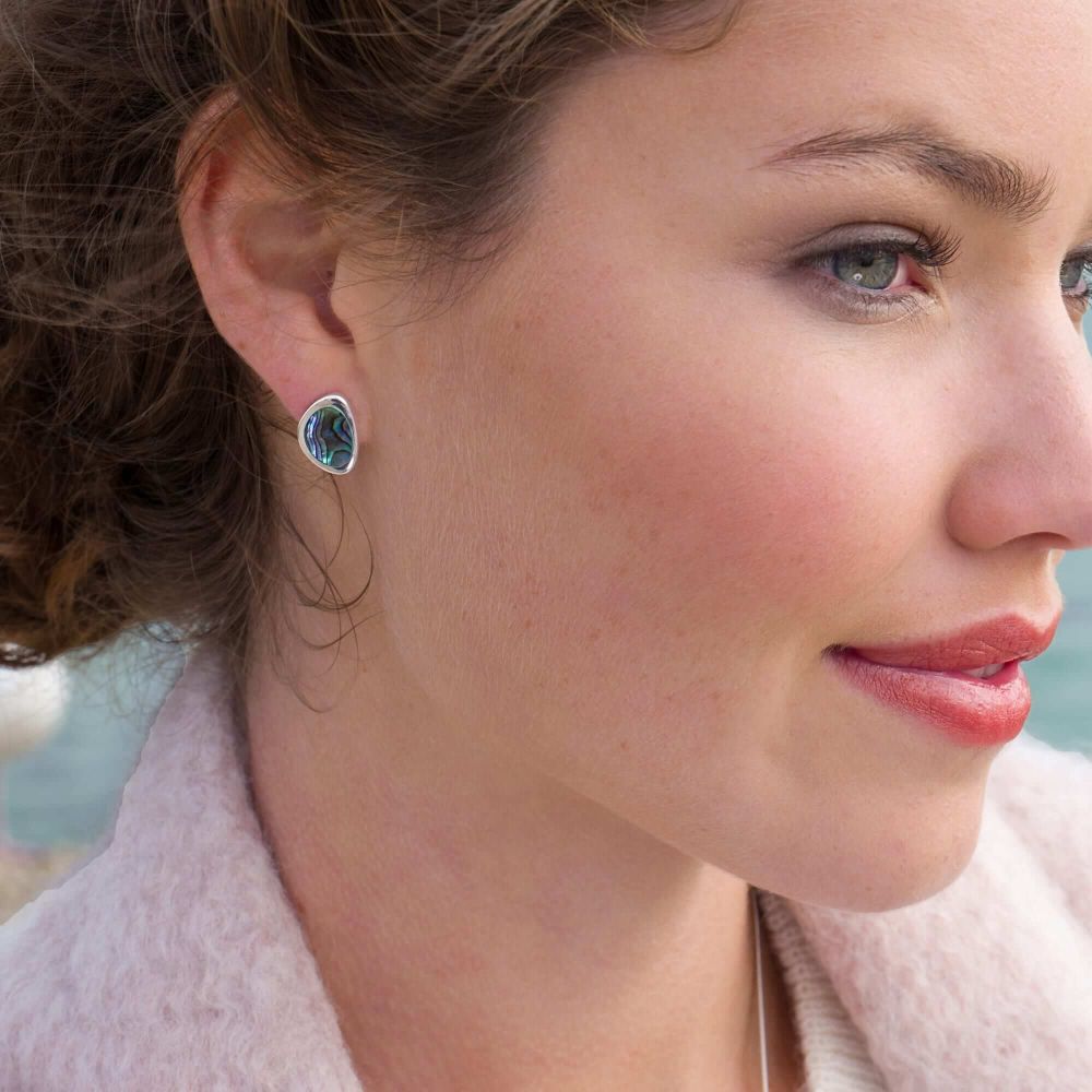Paua Shell Rockpool Studs Earrings