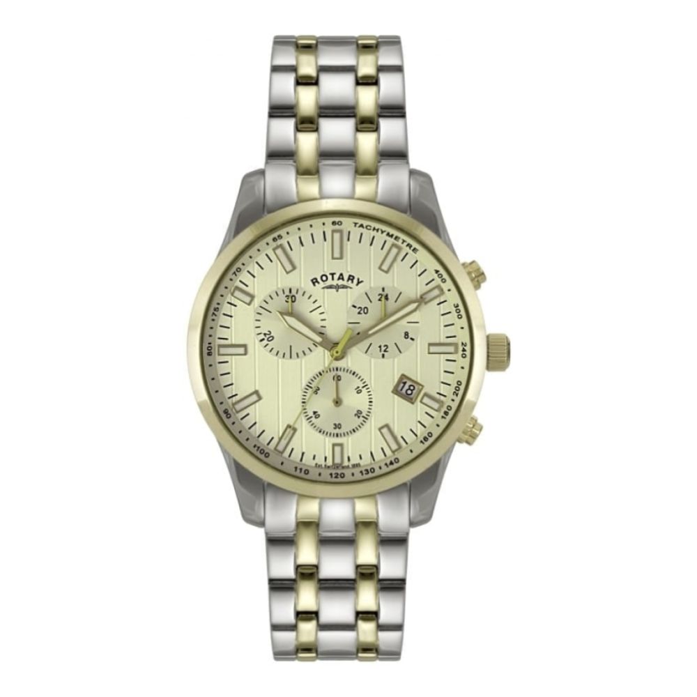 Mens Tachymetre Bracelet Watch