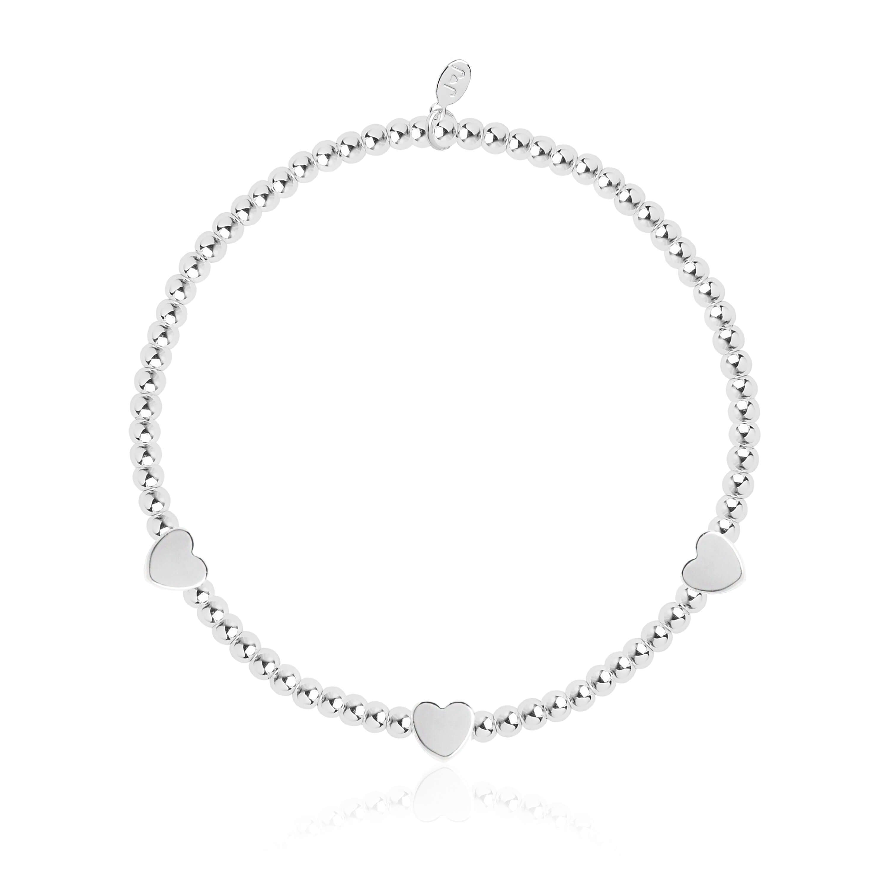 Occasion Gift Box | Beautiful Friend | Silver | Set Of 3 Bracelets | 17.5cm Stretch