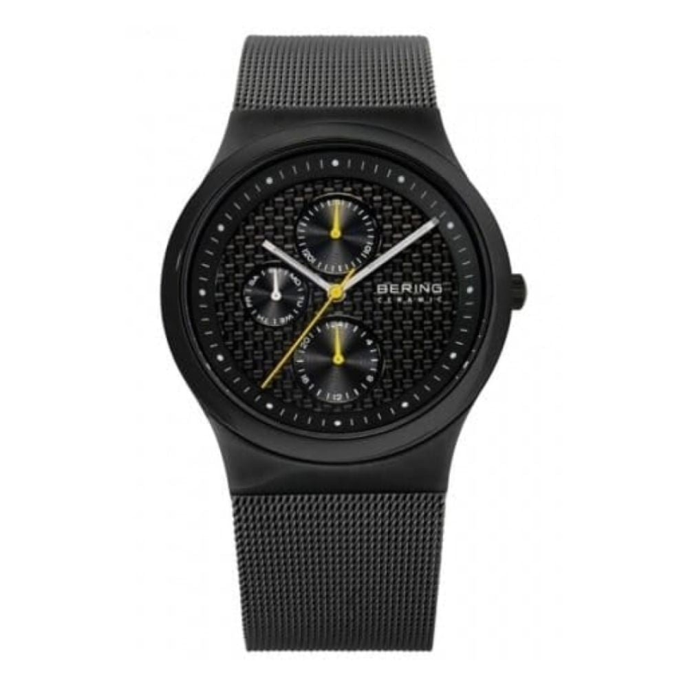 Ceramic Ladies Gun Case Steel Mesh Multifunction Watch