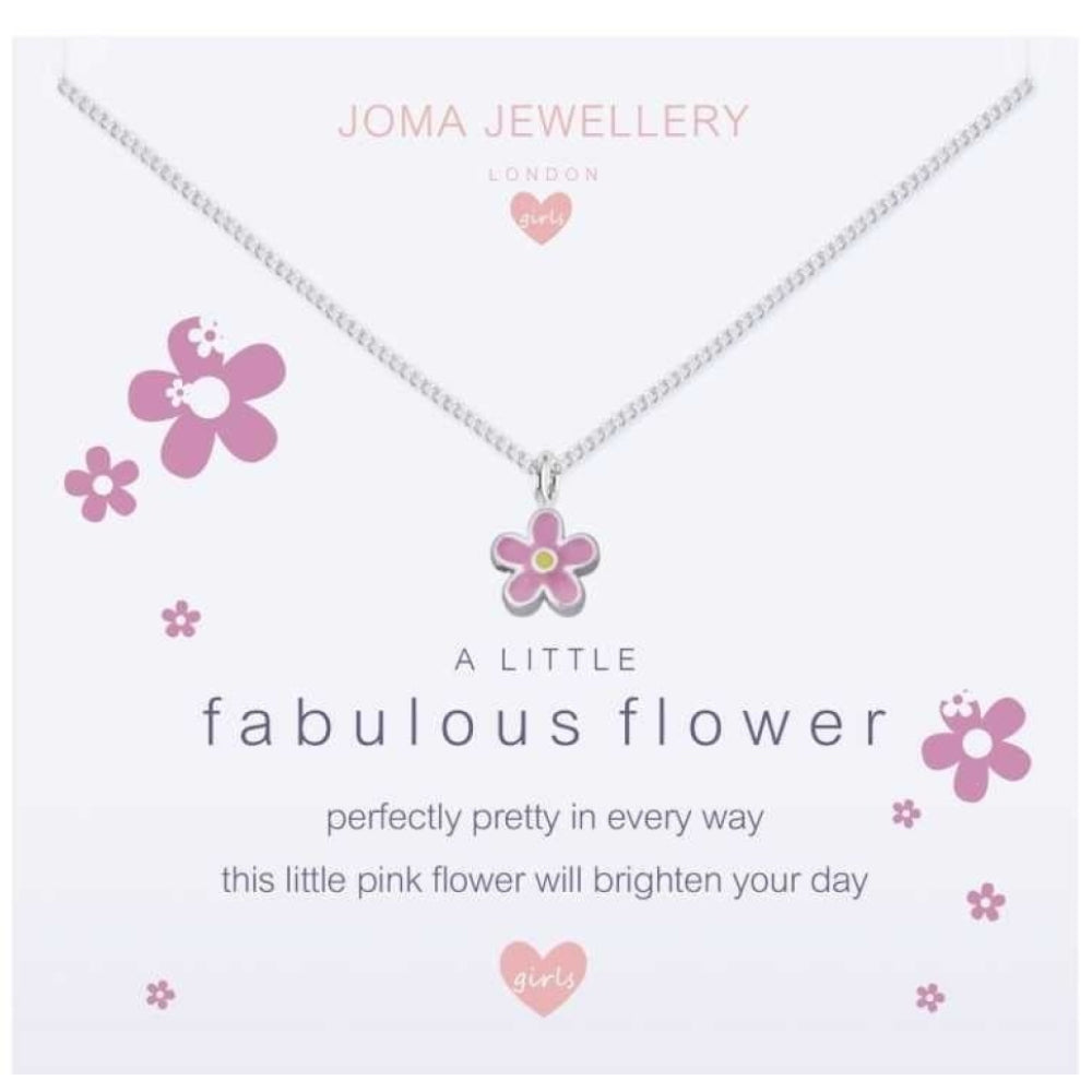 a little FABULOUS FLOWER - silver necklace