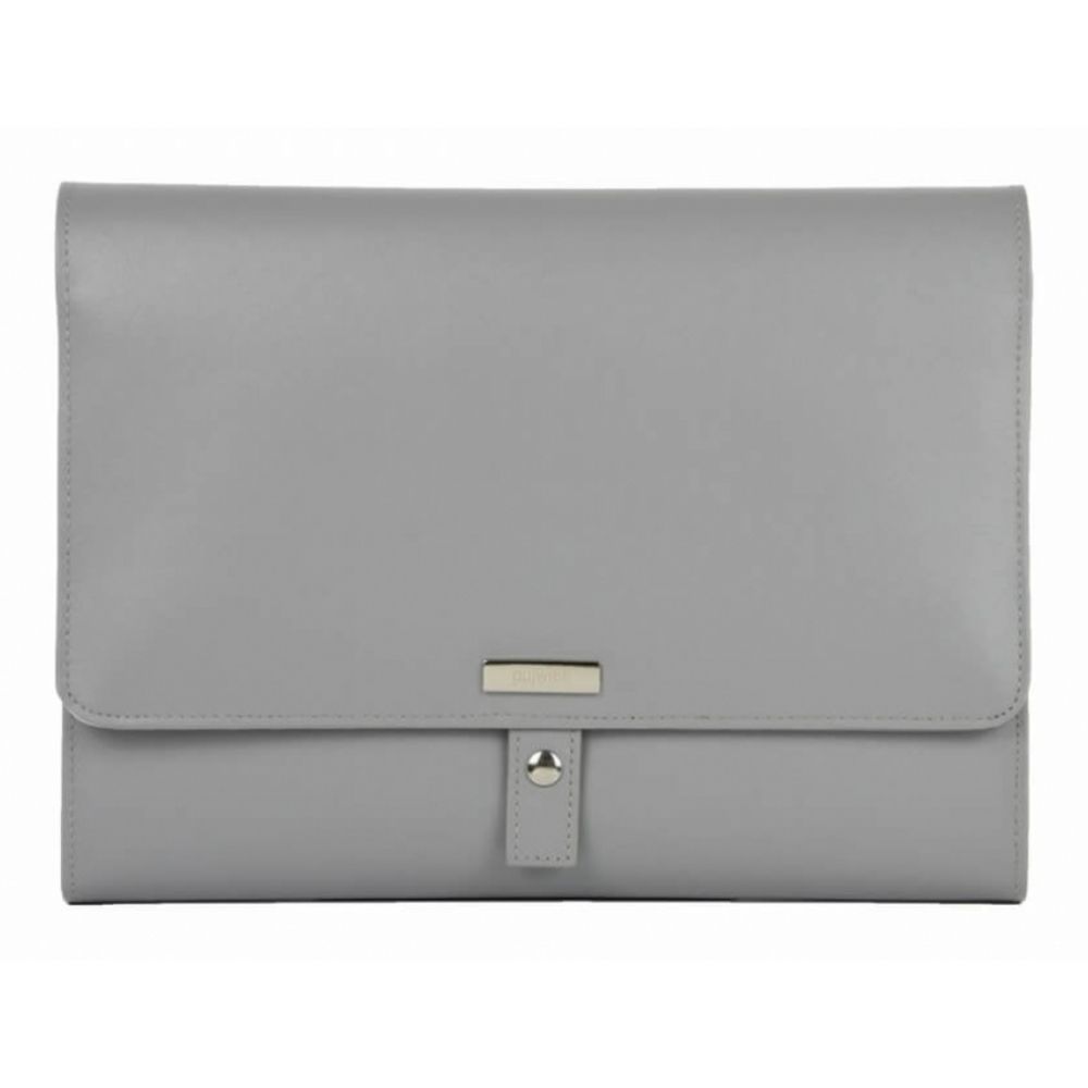 Grey Premium Leather Jewellery Portfolio