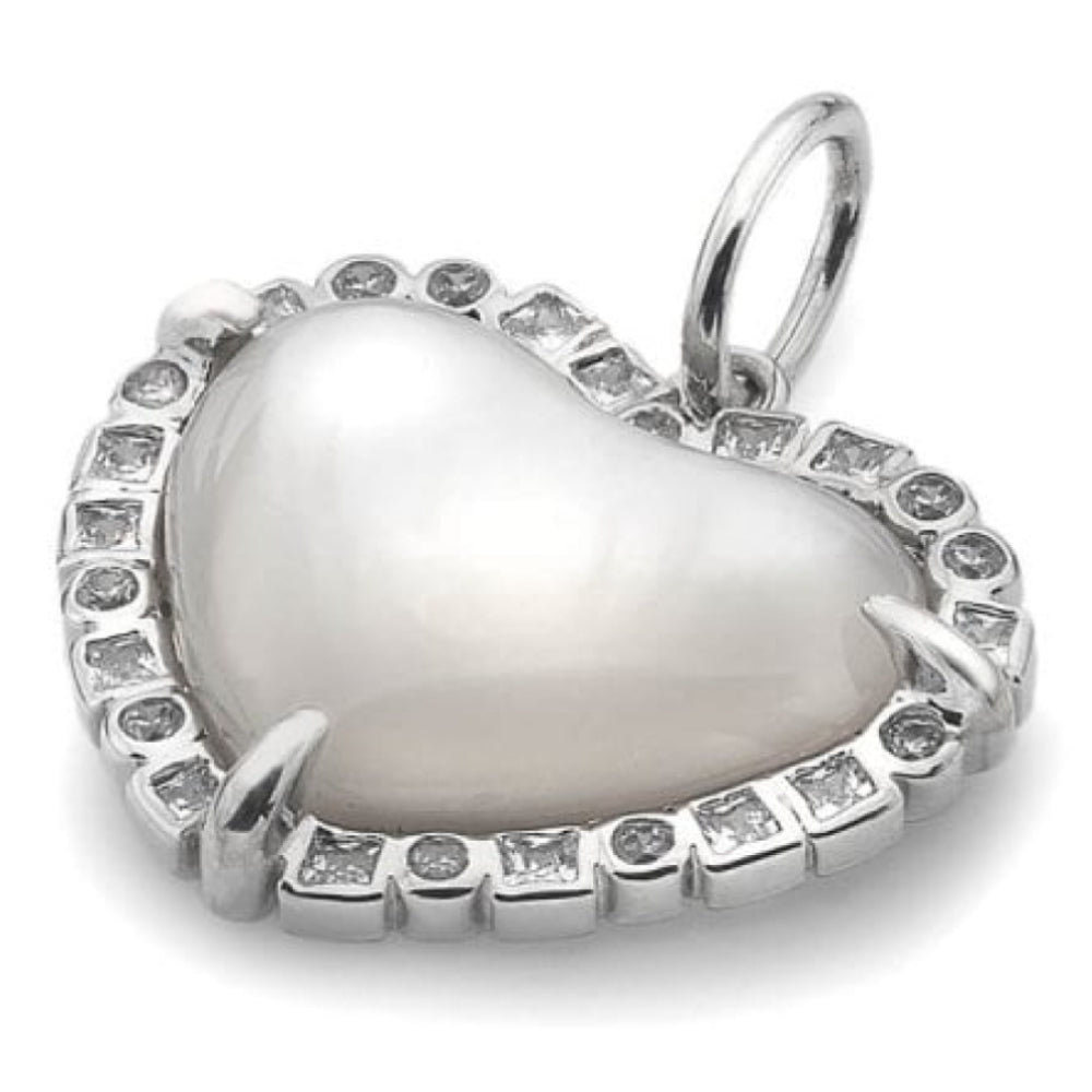 Mother Of Pearl Heart Innocence Pendant