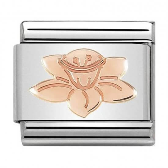 Composable Classic 9k Rose Gold Daffodil Link