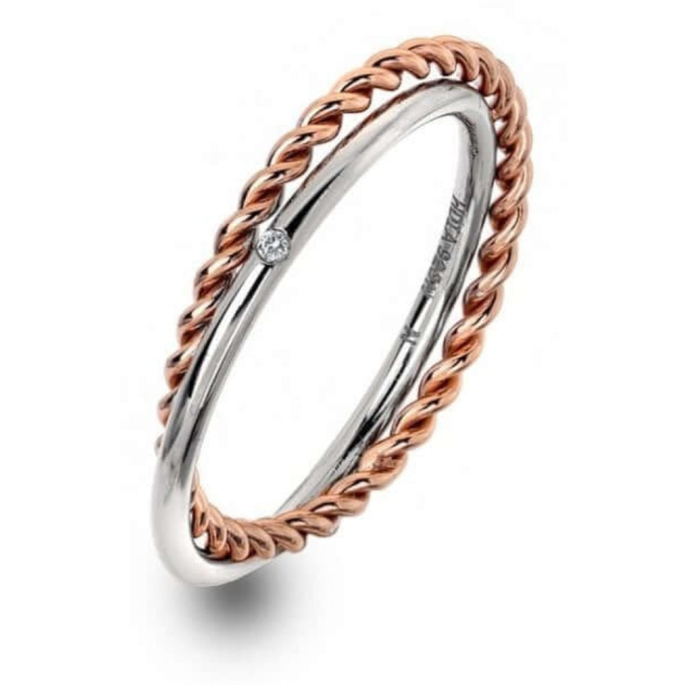Unity Ring Rose Gold Plate Accents