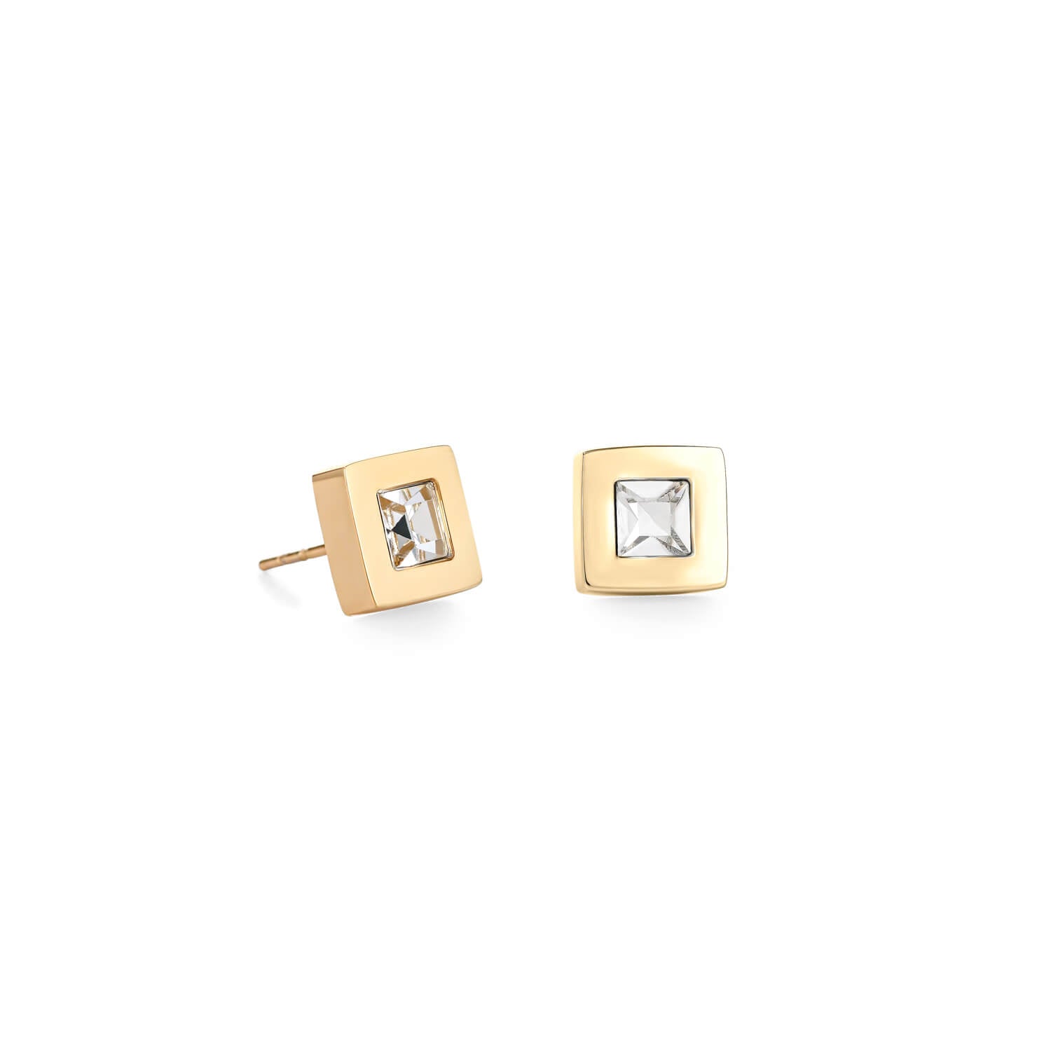 Gold Plated Crystal Earrings