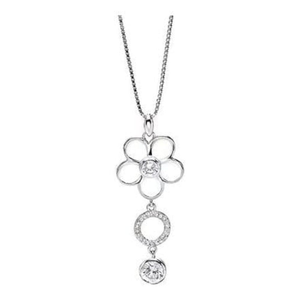 Beautiful Ladies Sterling Silver Pendant Necklace