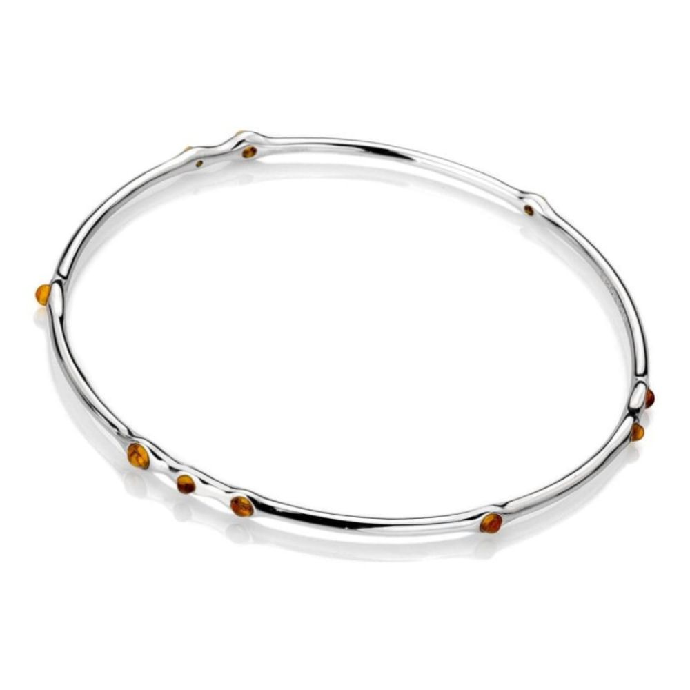 Nettare Bangle - Genuine Amber