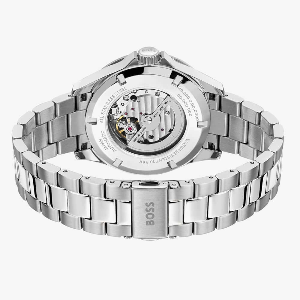 Troper Automatic Green Dial With SS Bracelet Strap Men's Watch