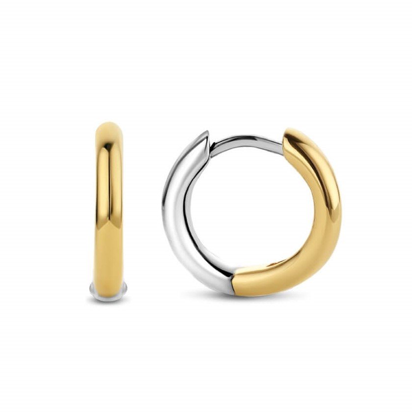 Silver & Gold Plated Small Hoop Earrings