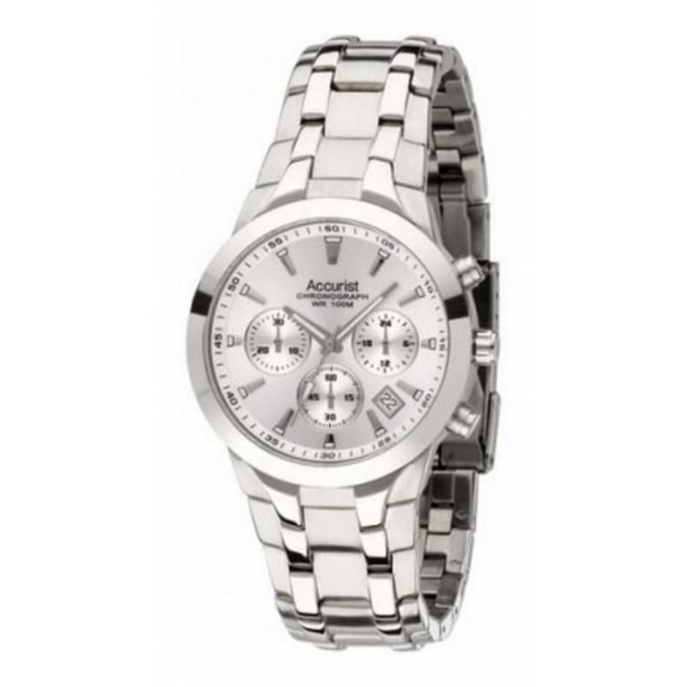 Stainless Steel Bracelet Chronograph Gents Watch