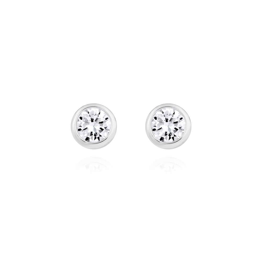 Esme | Silver | CZ | Earrings