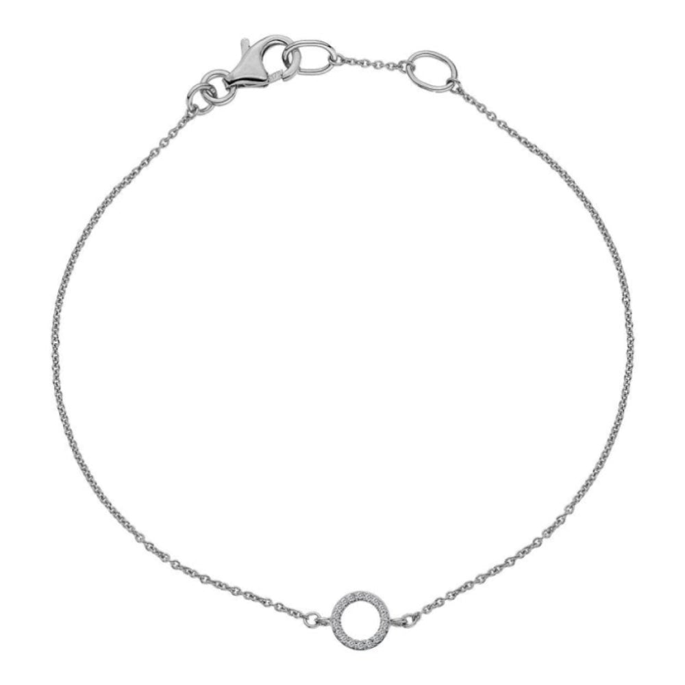 Infinity Bracelet - White Gold