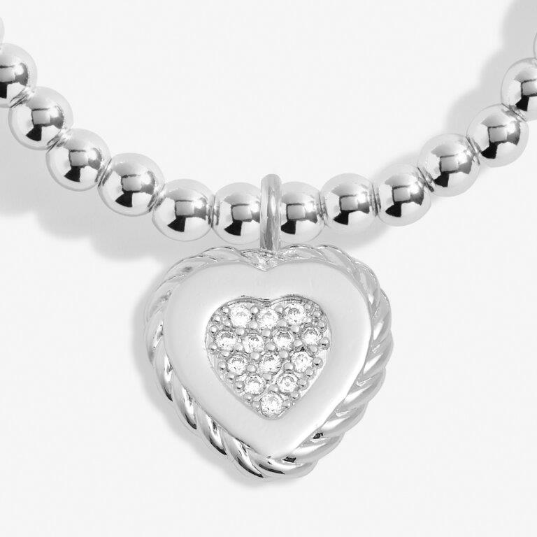 A Little 'Kind Heart' Silver Plated Bracelet