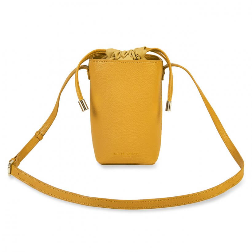 Cece Drawstring Crossbody Bag | Ochre