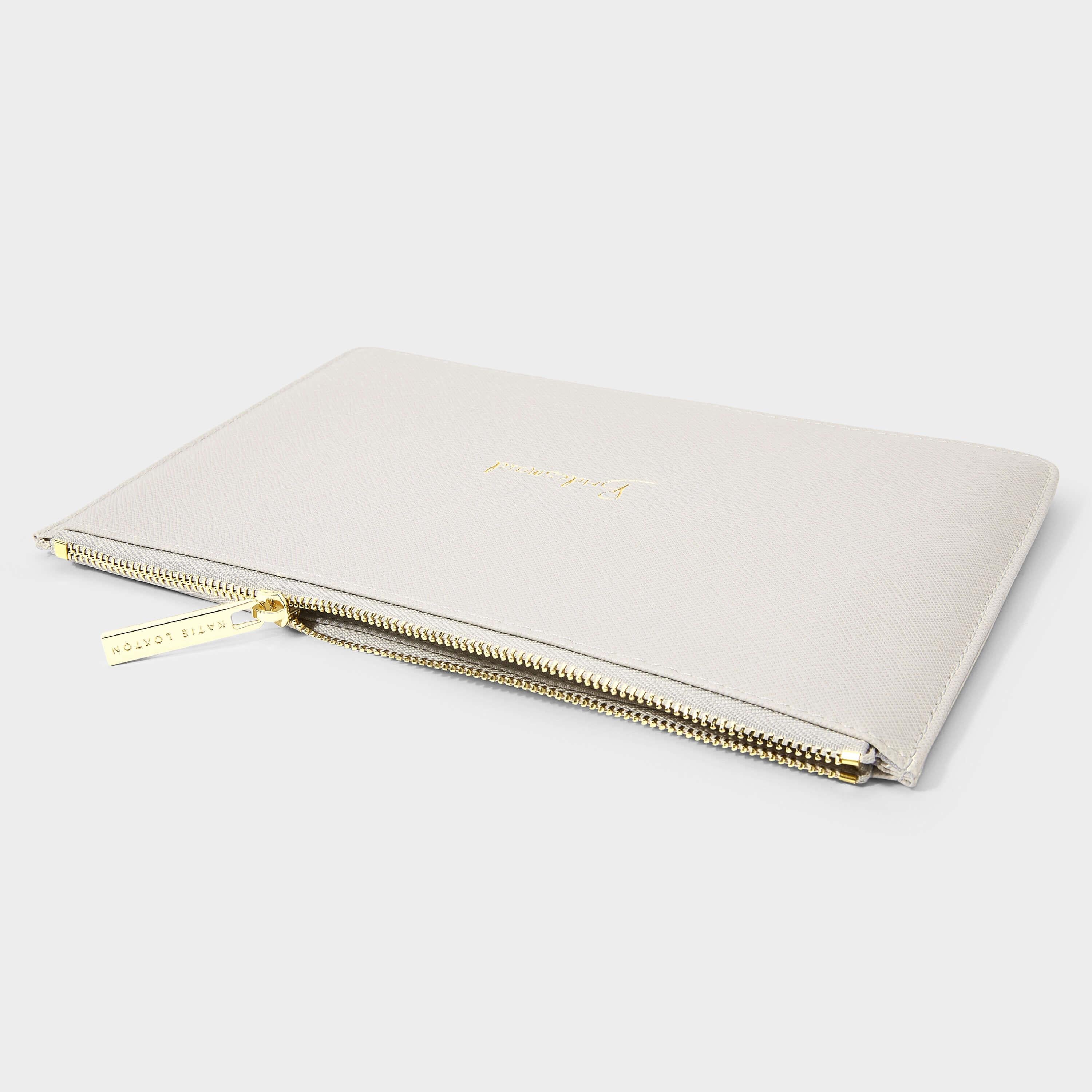 Bridal Perfect Pouch | Bridesmaid | Dove Grey | 16 X 24 X 1.5cm