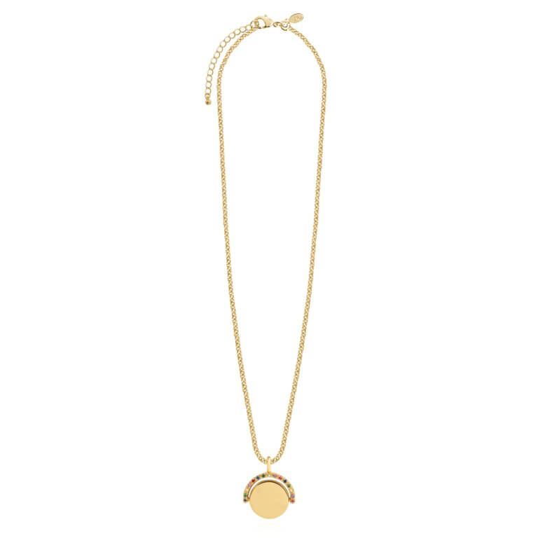 Positivity Pendants | Keep On Shining | Gold | Necklace | 46cm + 6cm Extender