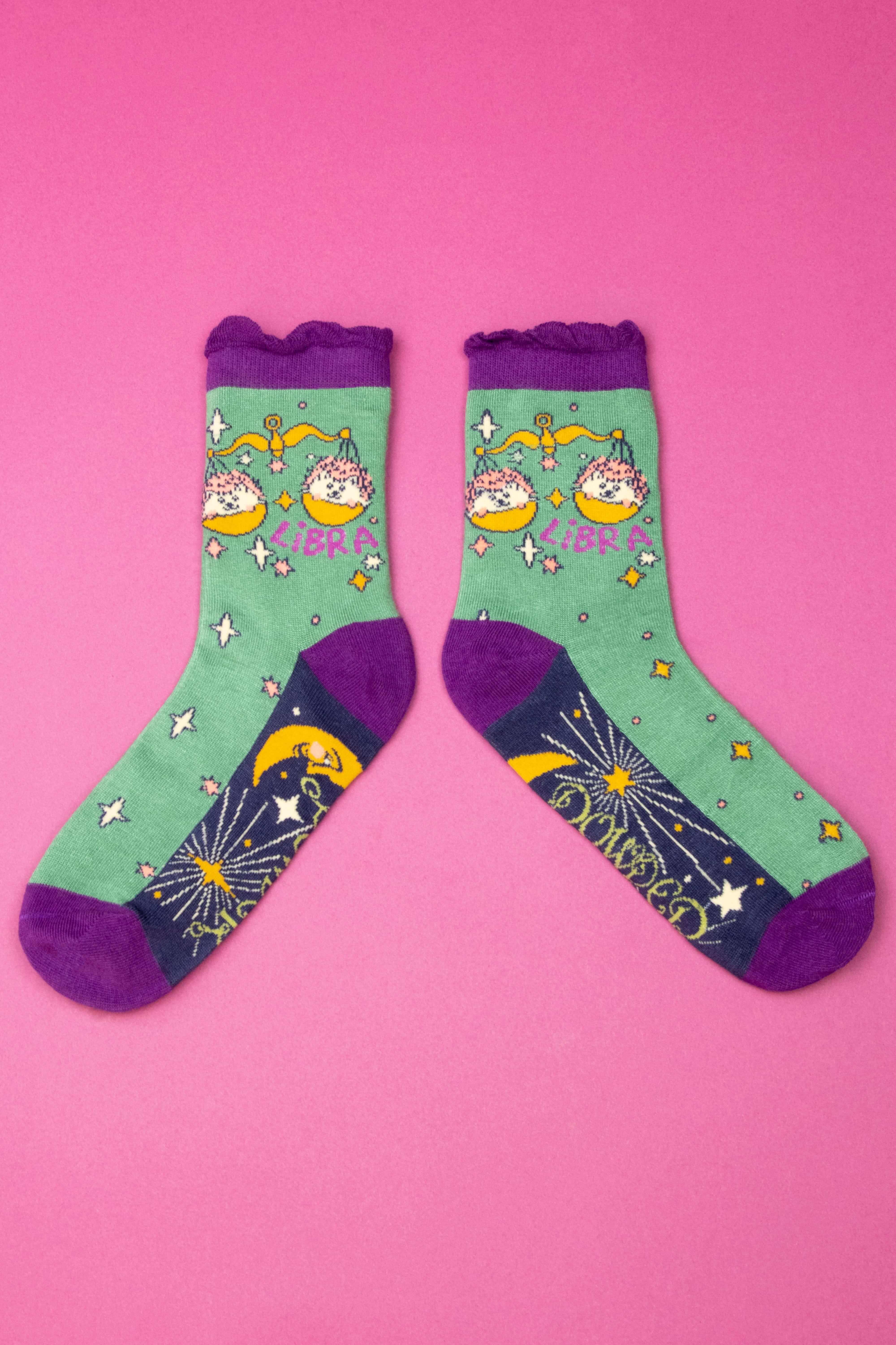 Zodiac Ankle Socks Libra (23rd Sep - 22nd Oct)