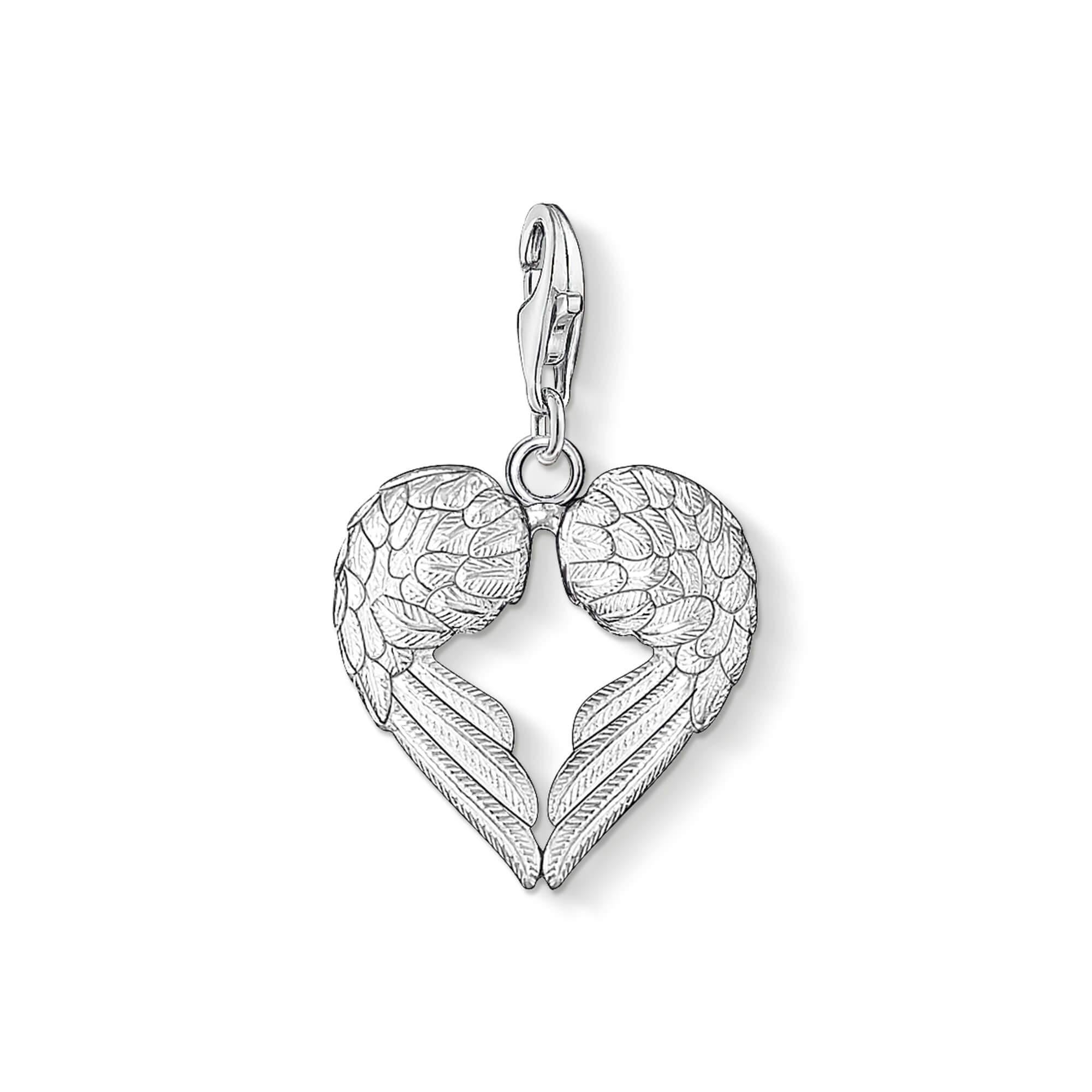Charm Pendant Winged Heart