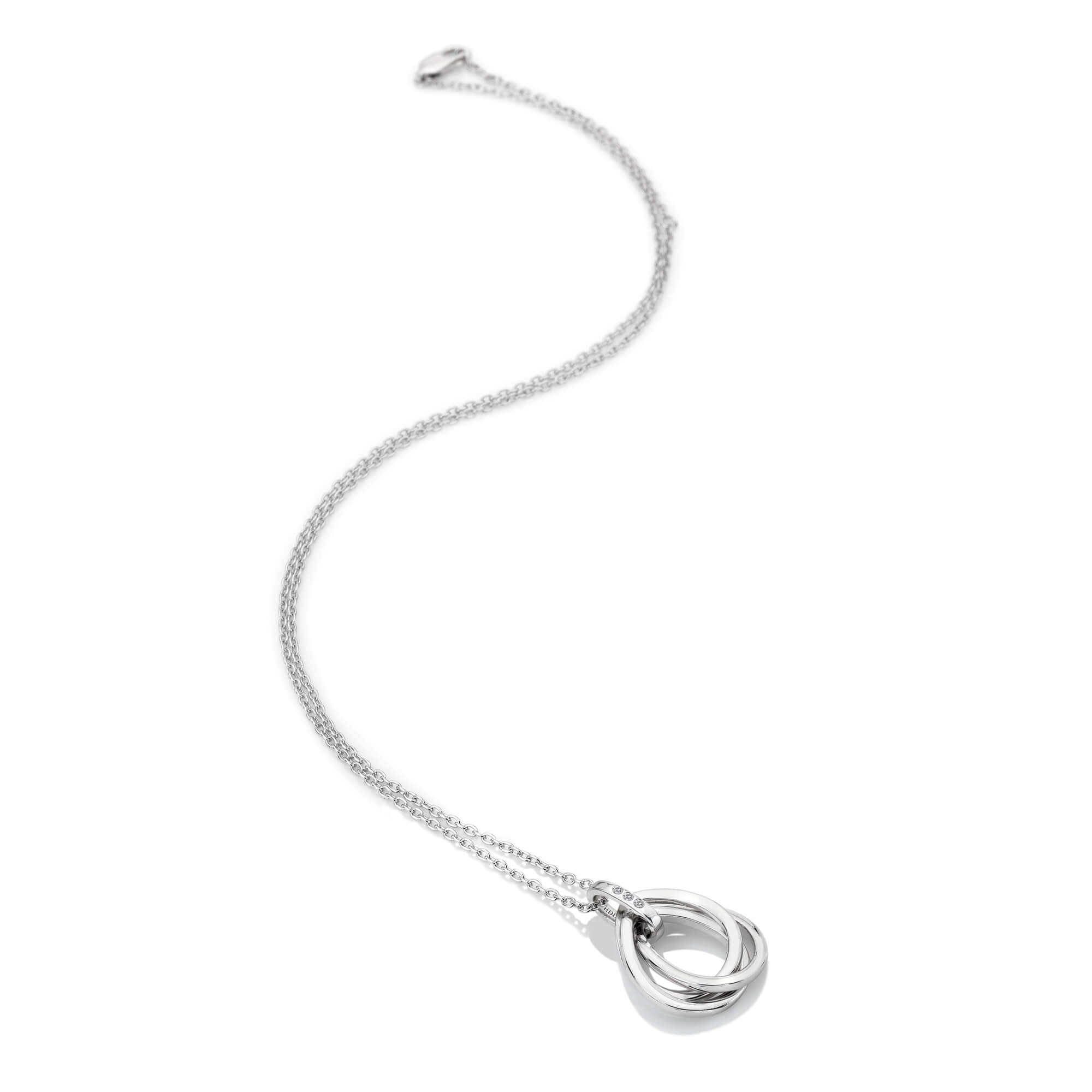Trio Teardrop Pendant Necklace