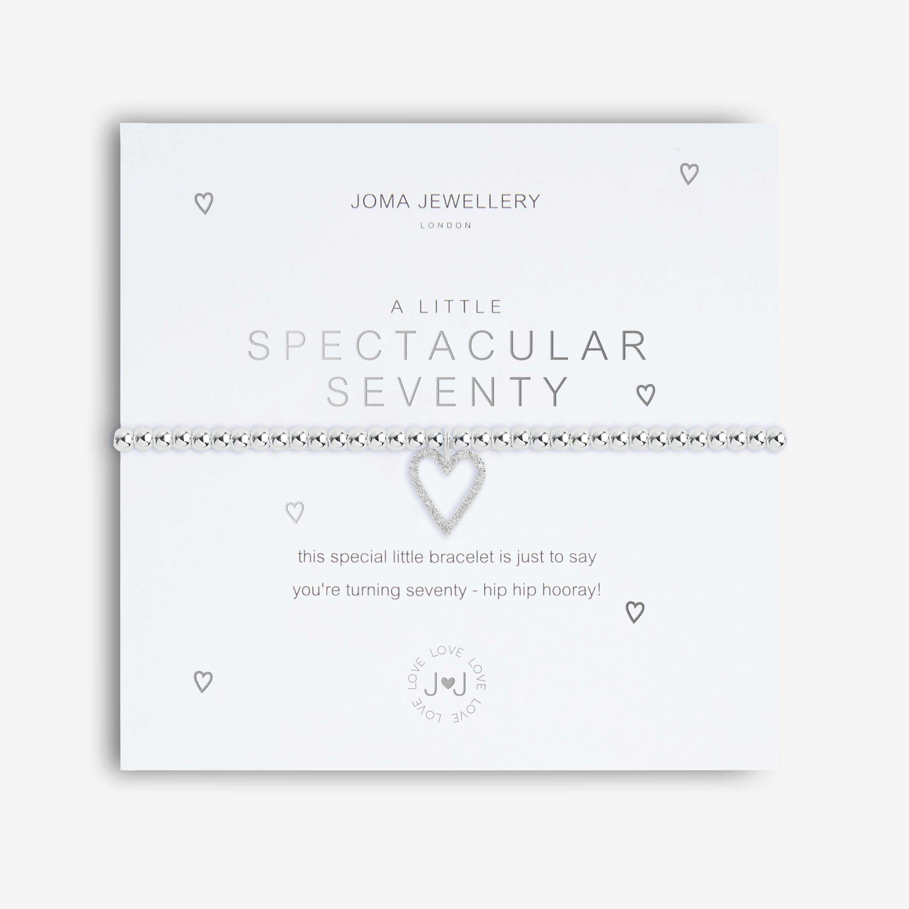 A Little | Spectacular Seventy | Silver | Bracelet | 17.5cm Stretch