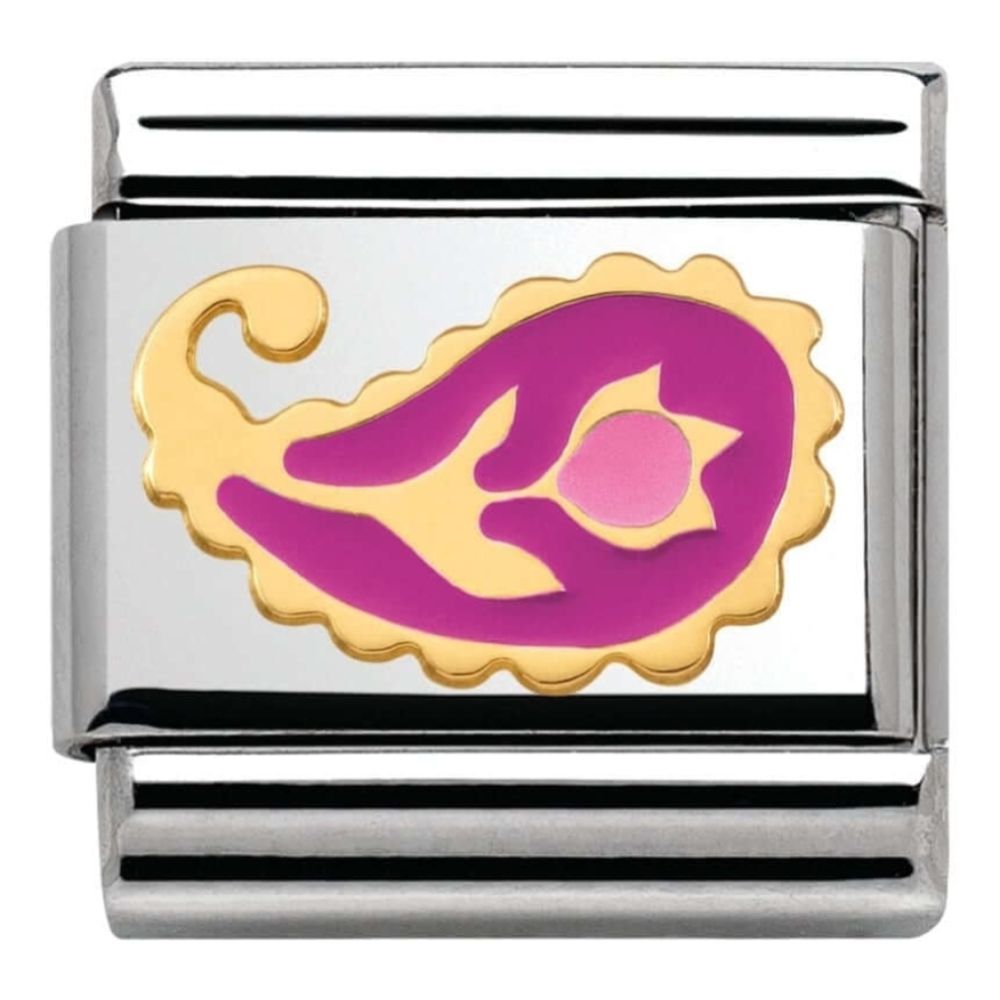 Classic Cashmere Fuchsia Flower Link