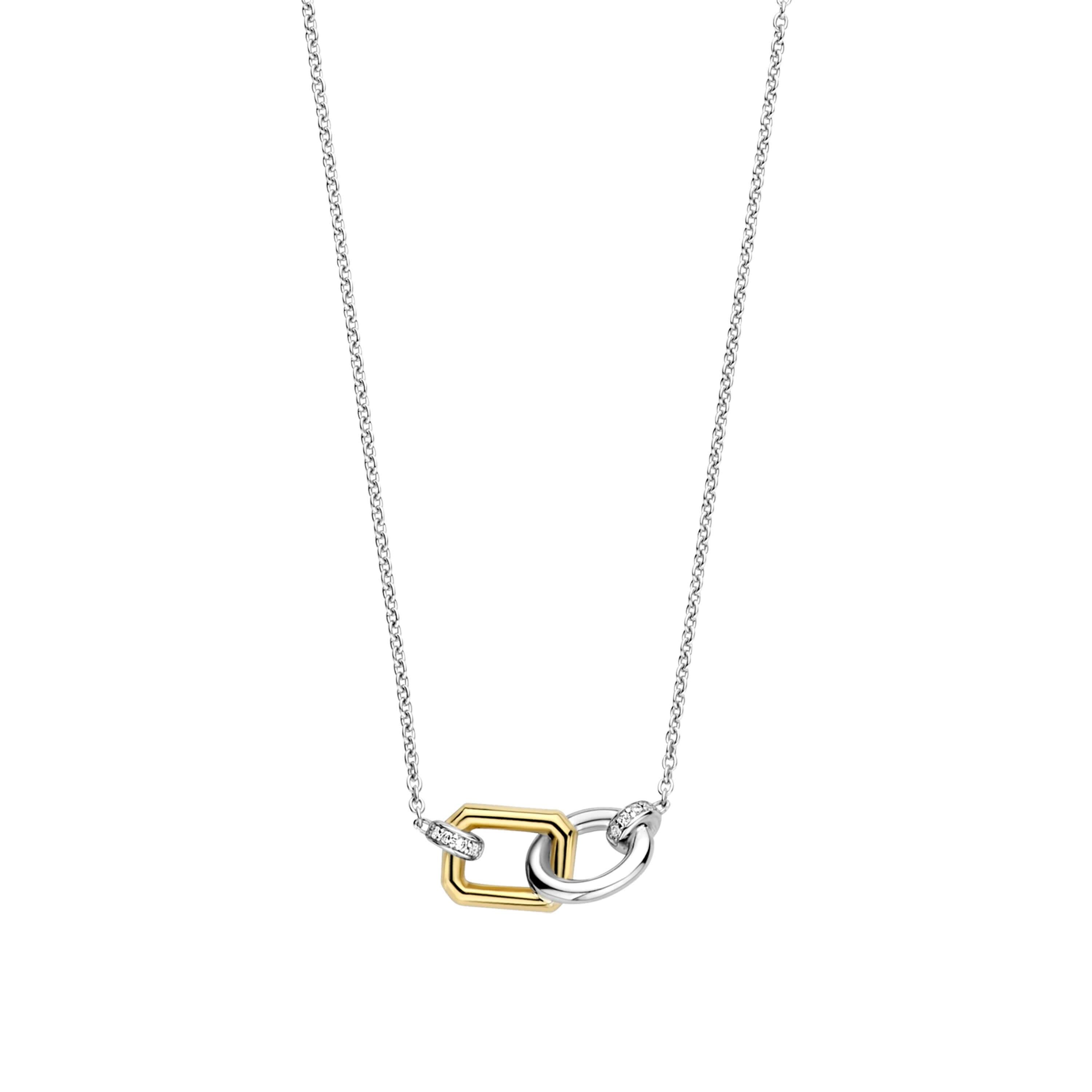 Statement Gold & Silver Chain Necklace