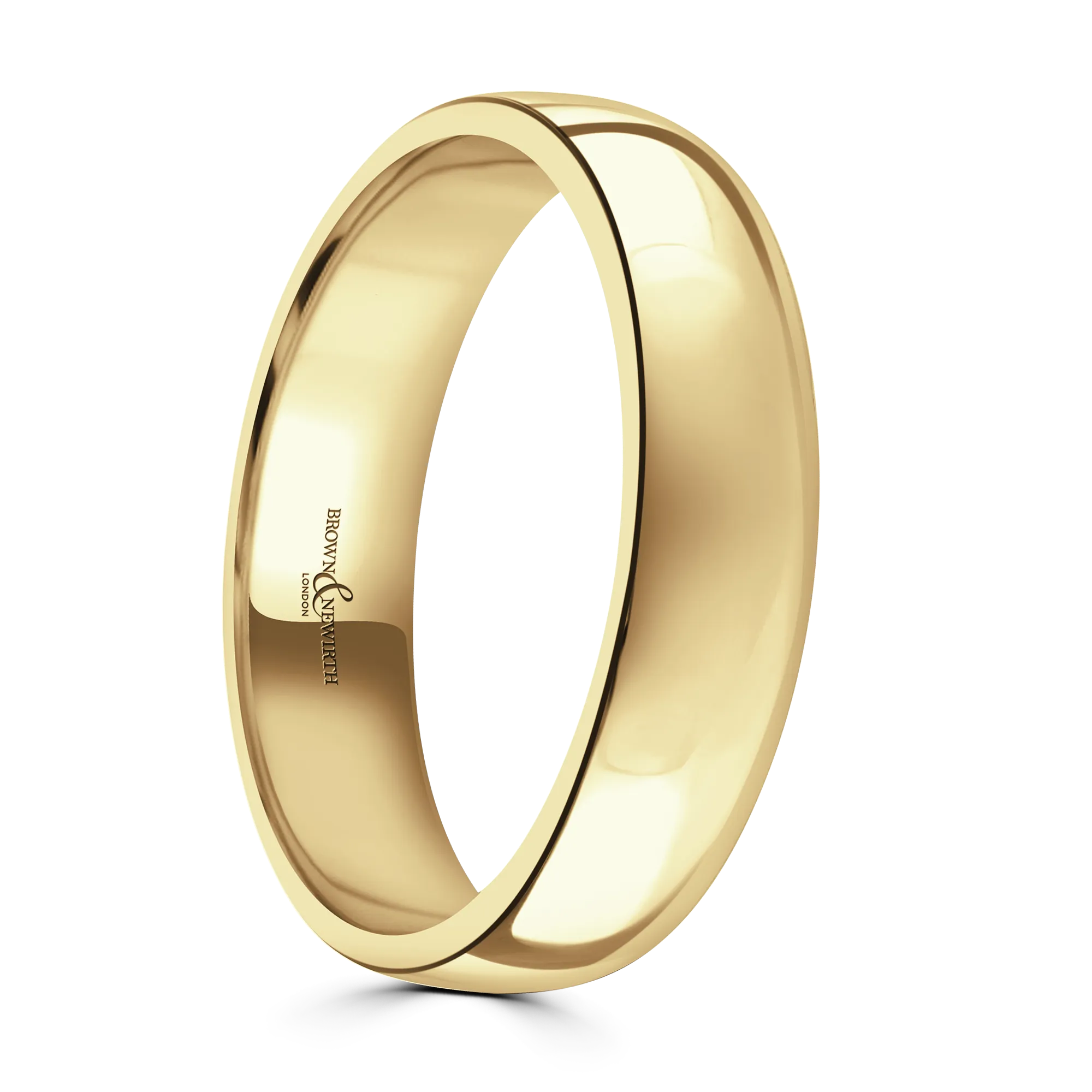 Classic Court 18ct Yellow Gold 5mm Wedding Band