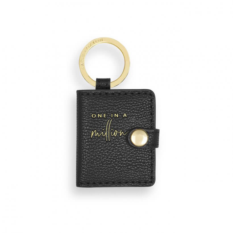 Beautifully Boxed Photo Keyring | One In A Million | Black