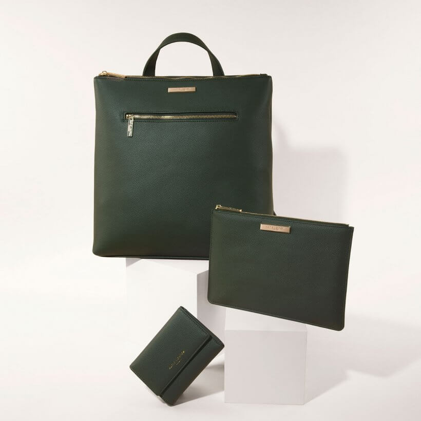 Soft Pebble Pouch | Sustainable Style | Khaki